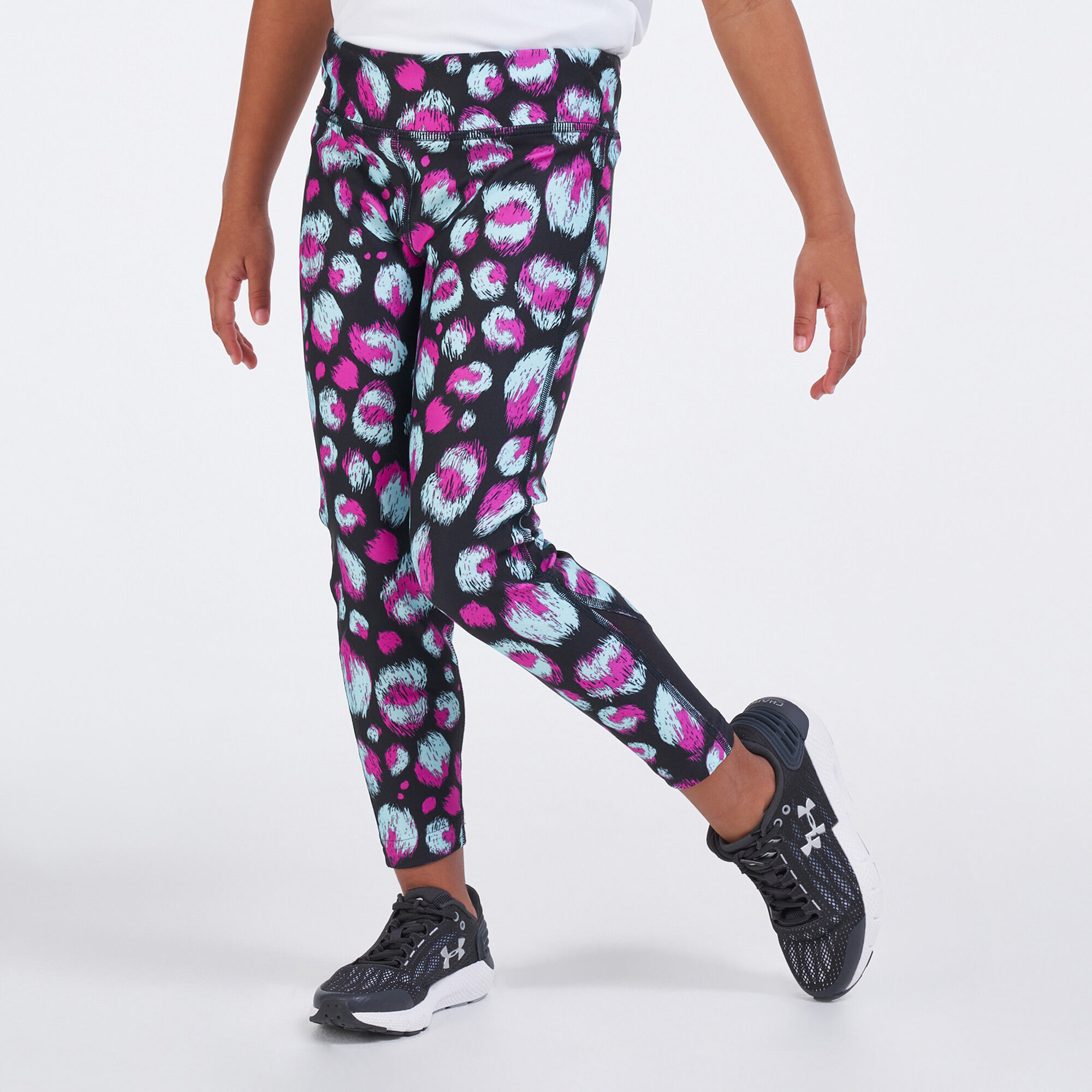 Kids HeatGear Armour Cropped Leggings