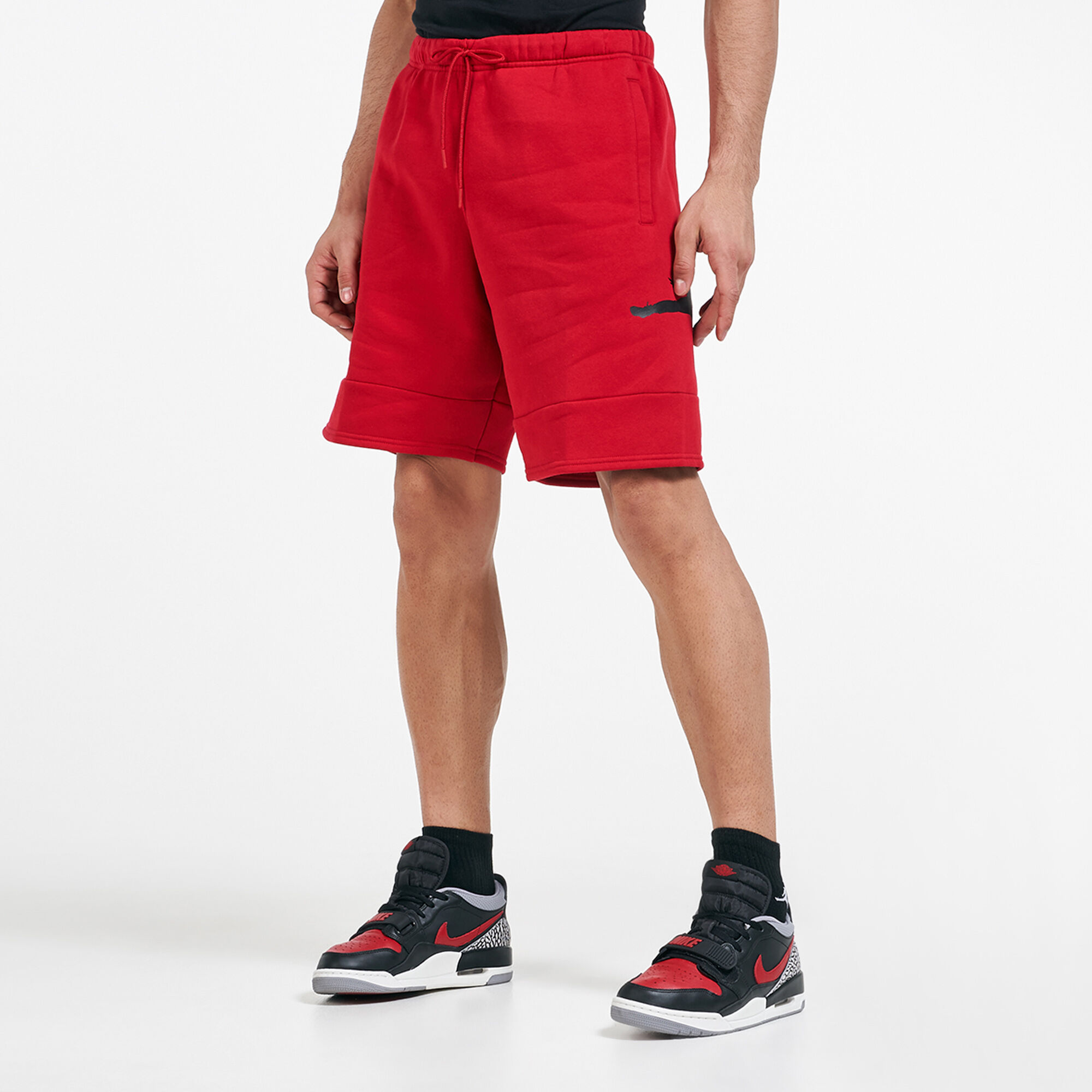 Buy Jordan Men s Jumpman Air Fleece Shorts Red in Kuwait SSS