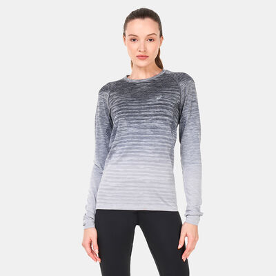 ASICS Women's Seamless Long Sleeve T-Shirt Grey