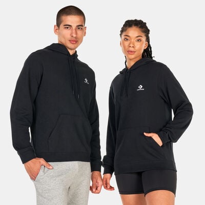 Converse Go-To Embroidered Star Chevron Pullover Hoodie Black