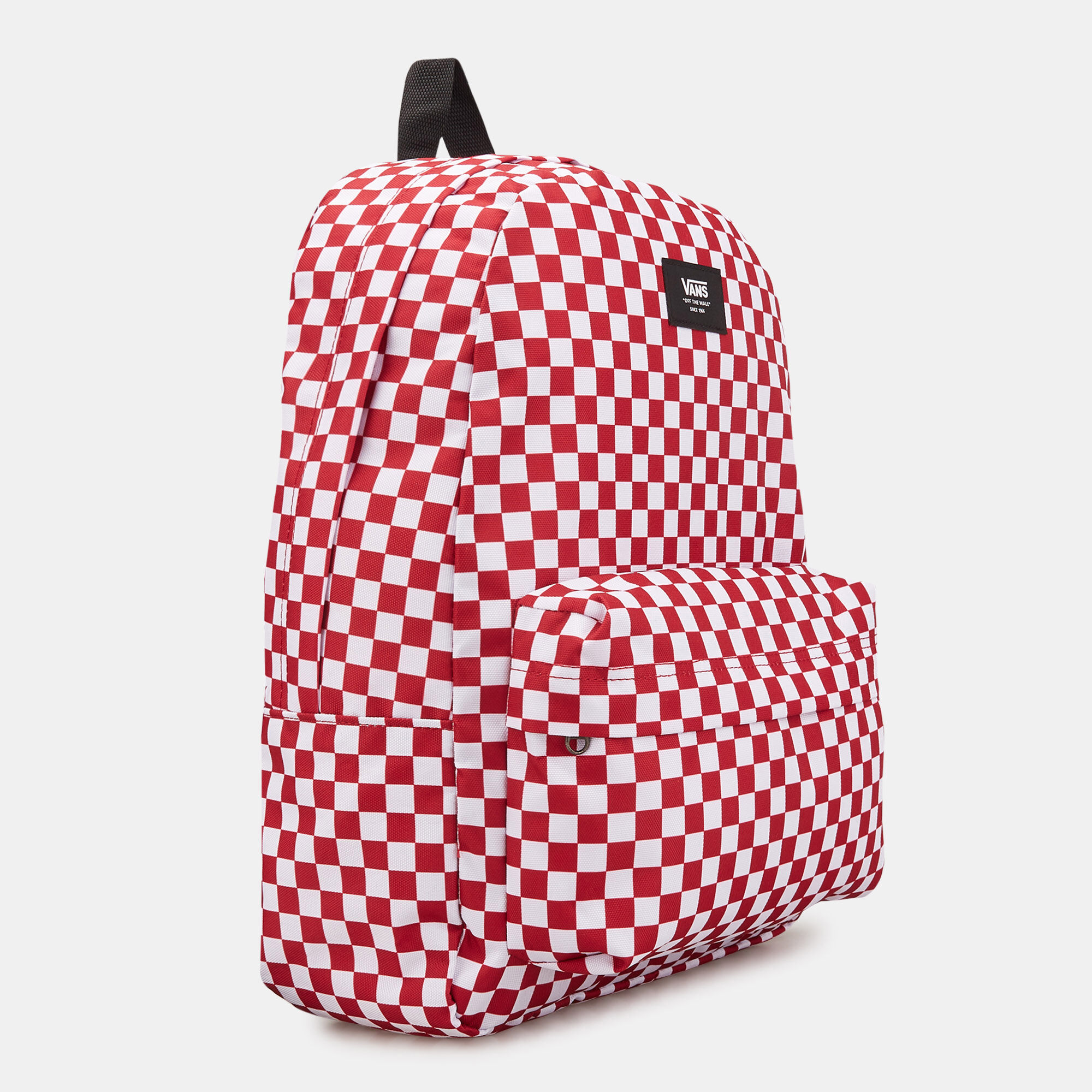 Red backpack vans on sale