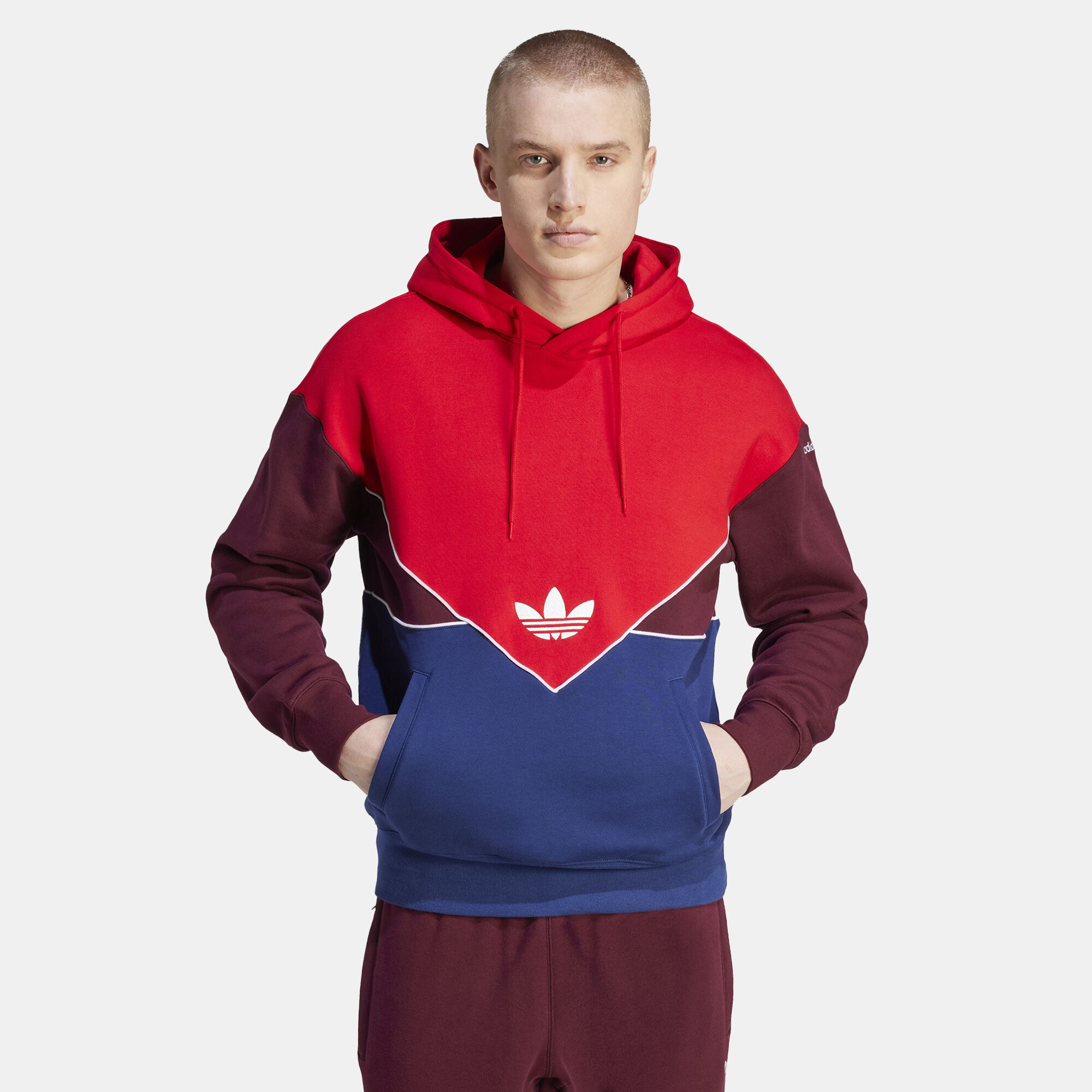 Men s Adicolor Archive Seasonal Hoodie Red adidas Originals in Kuwait SSS