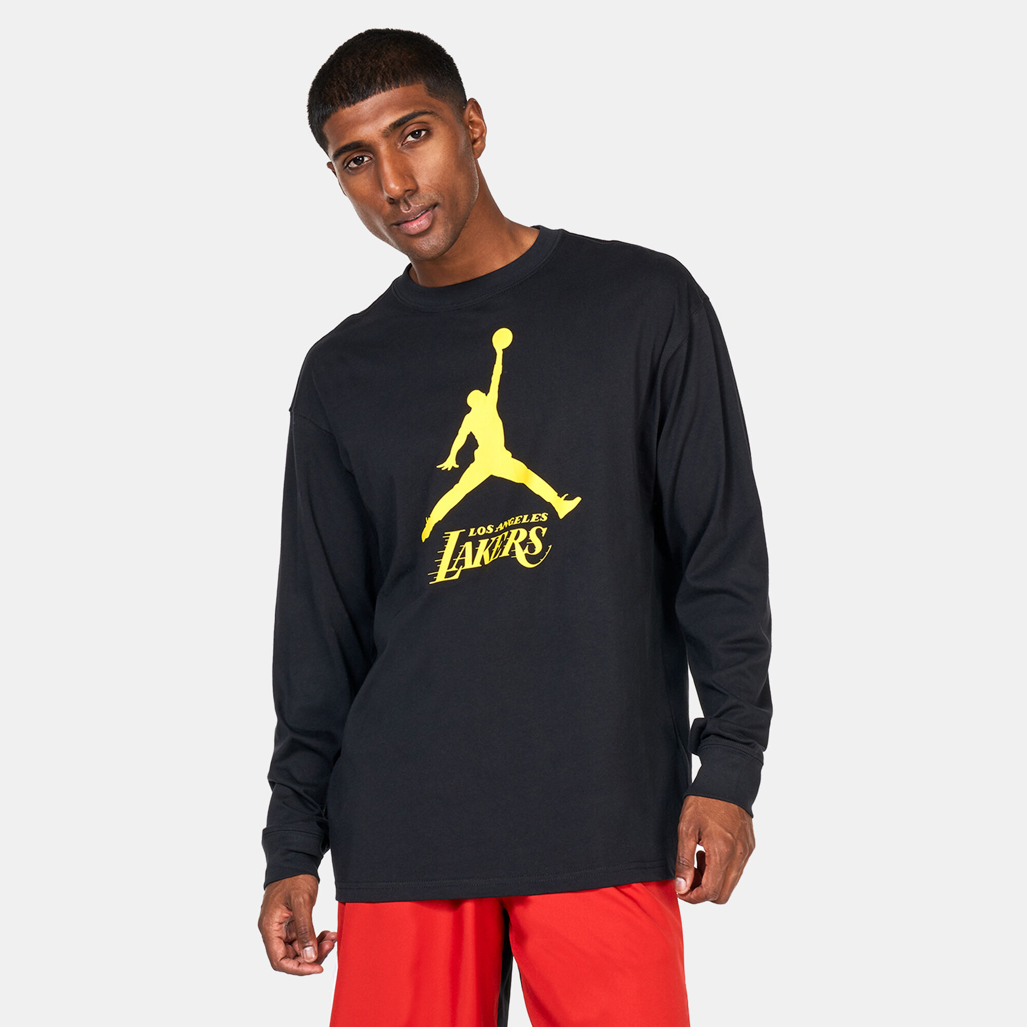 Jordan lakers discount shirt