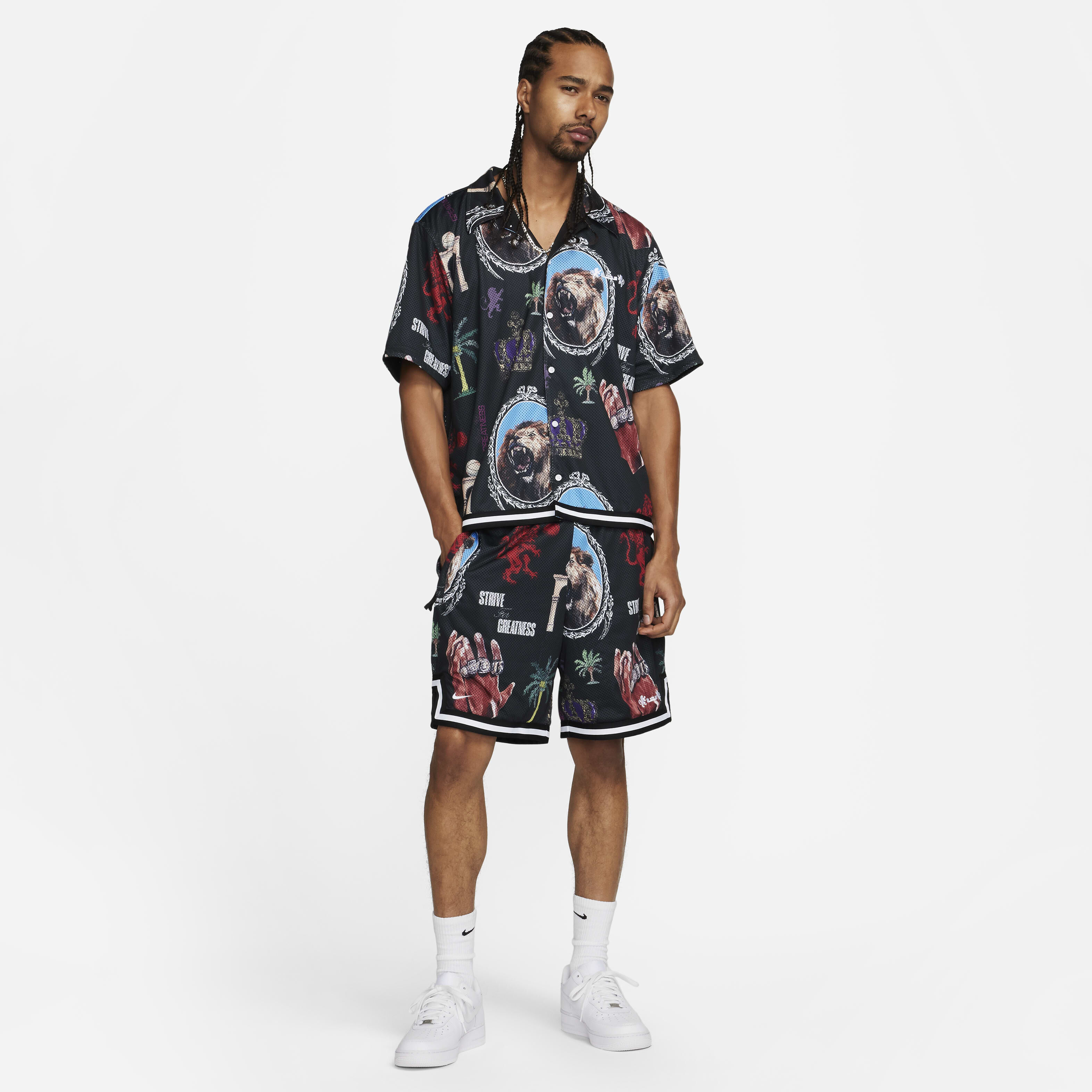 Men s LeBron Dri FIT DNA Basketball Shorts Black Nike in Kuwait SSS