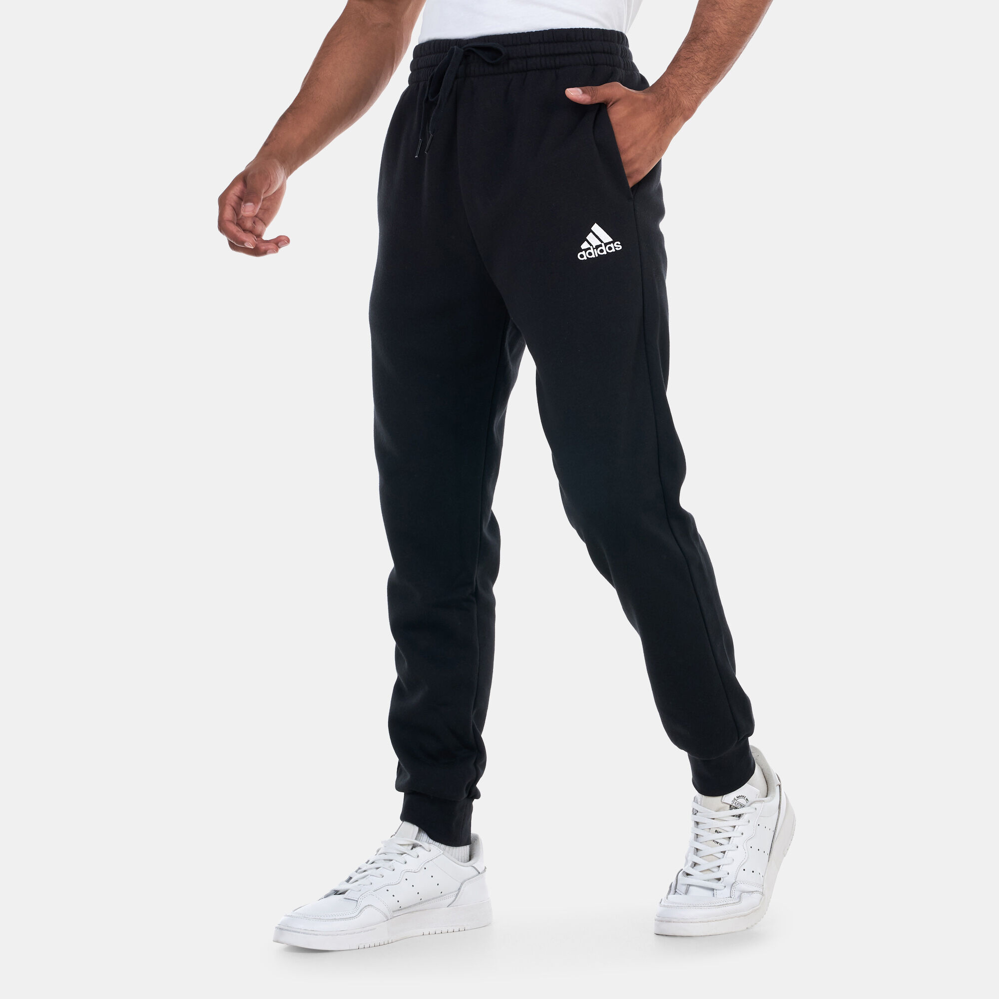 Adidas fleece pants mens store