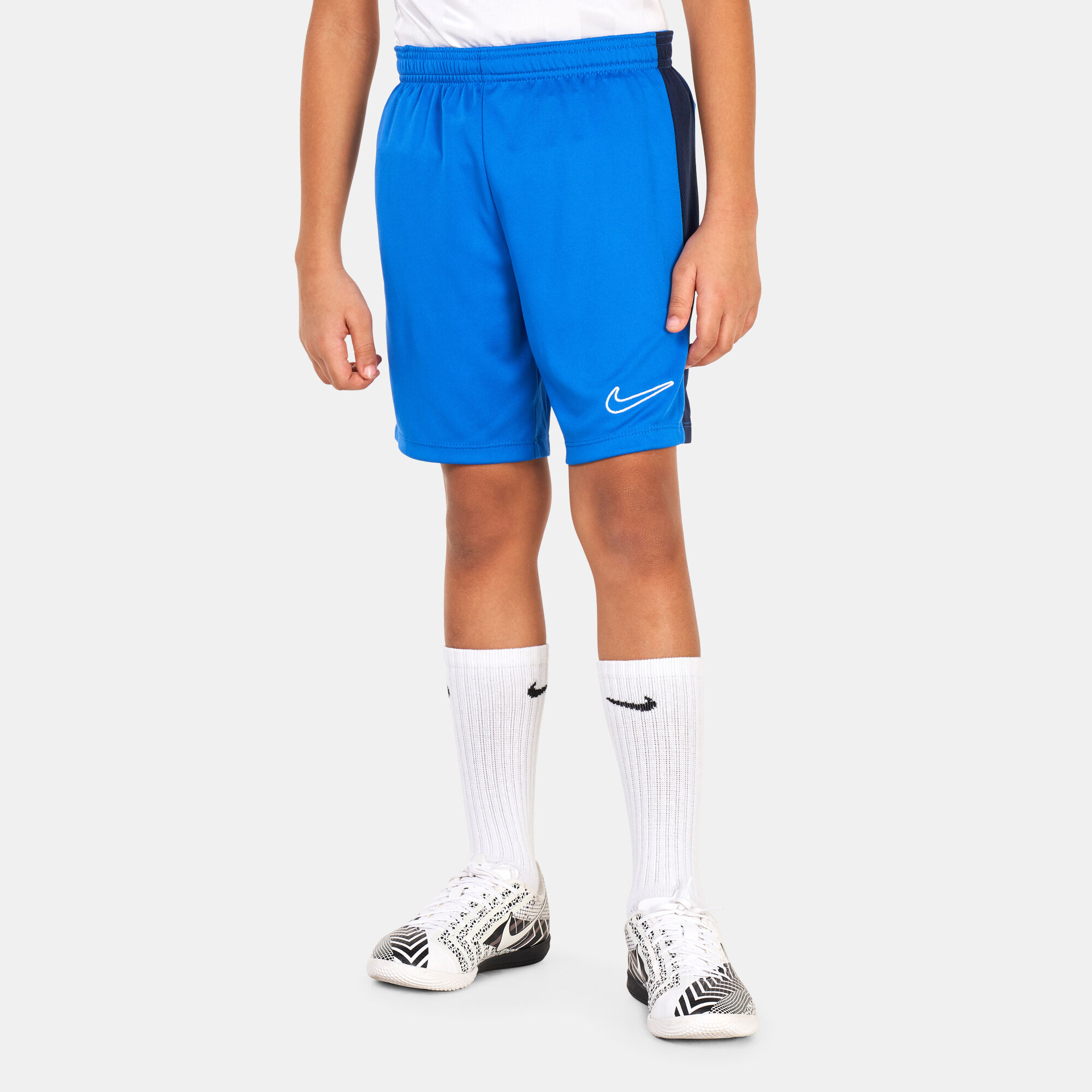 Kids Dri FIT Academy23 Football Shorts Blue Nike in Kuwait SSS