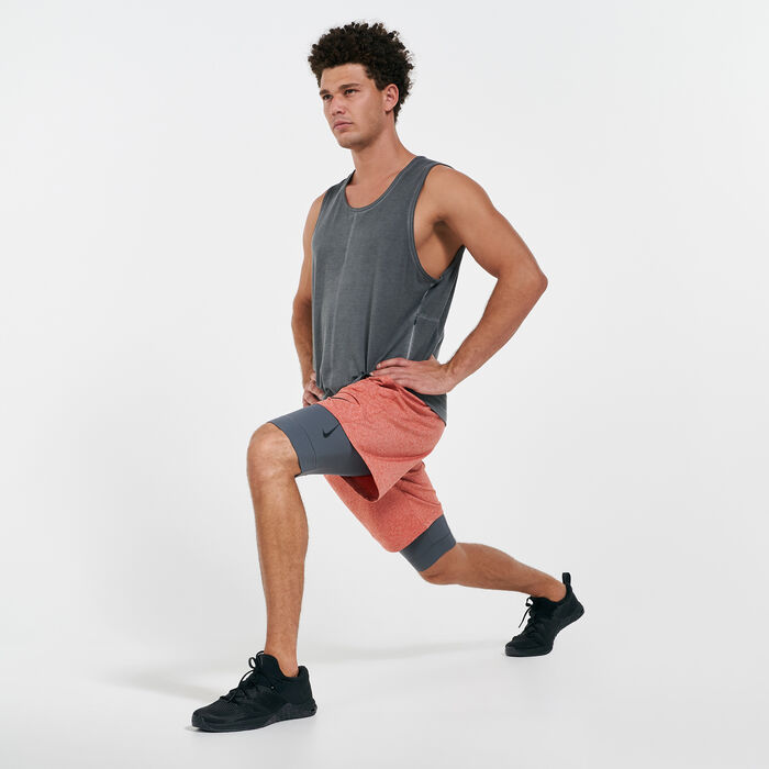 Buy Nike Men's Dri-FIT Infinalon Yoga Shorts Grey in Kuwait -SSS