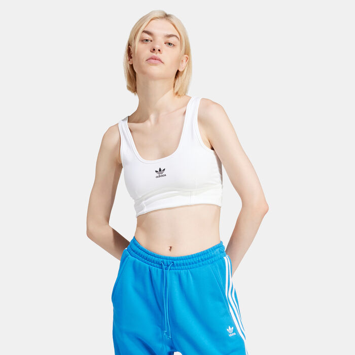 adidas Originals Women's Trefoil Tank Top White image number 0