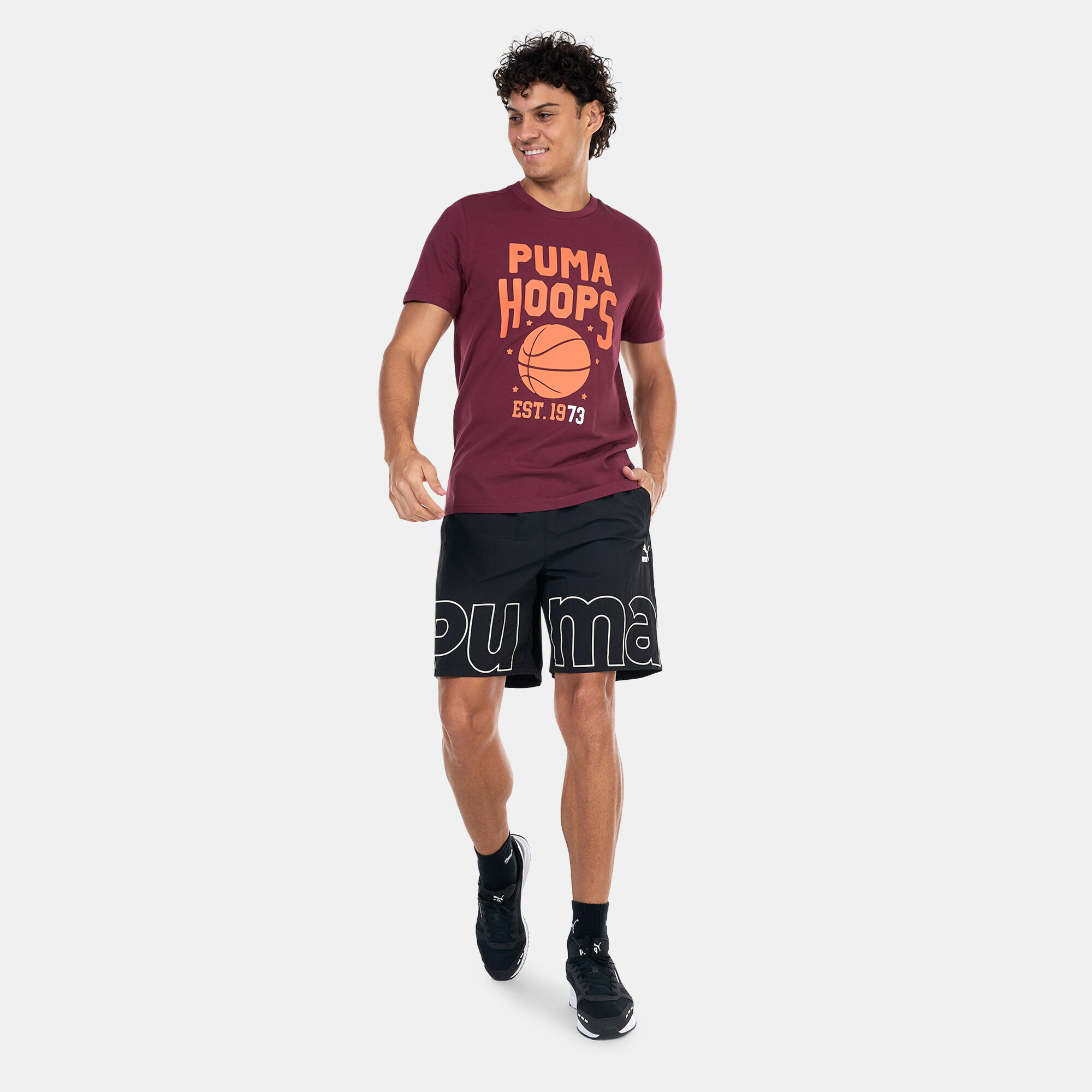 Men s BLUEPRINT Basketball T Shirt Red PUMA in Kuwait SSS