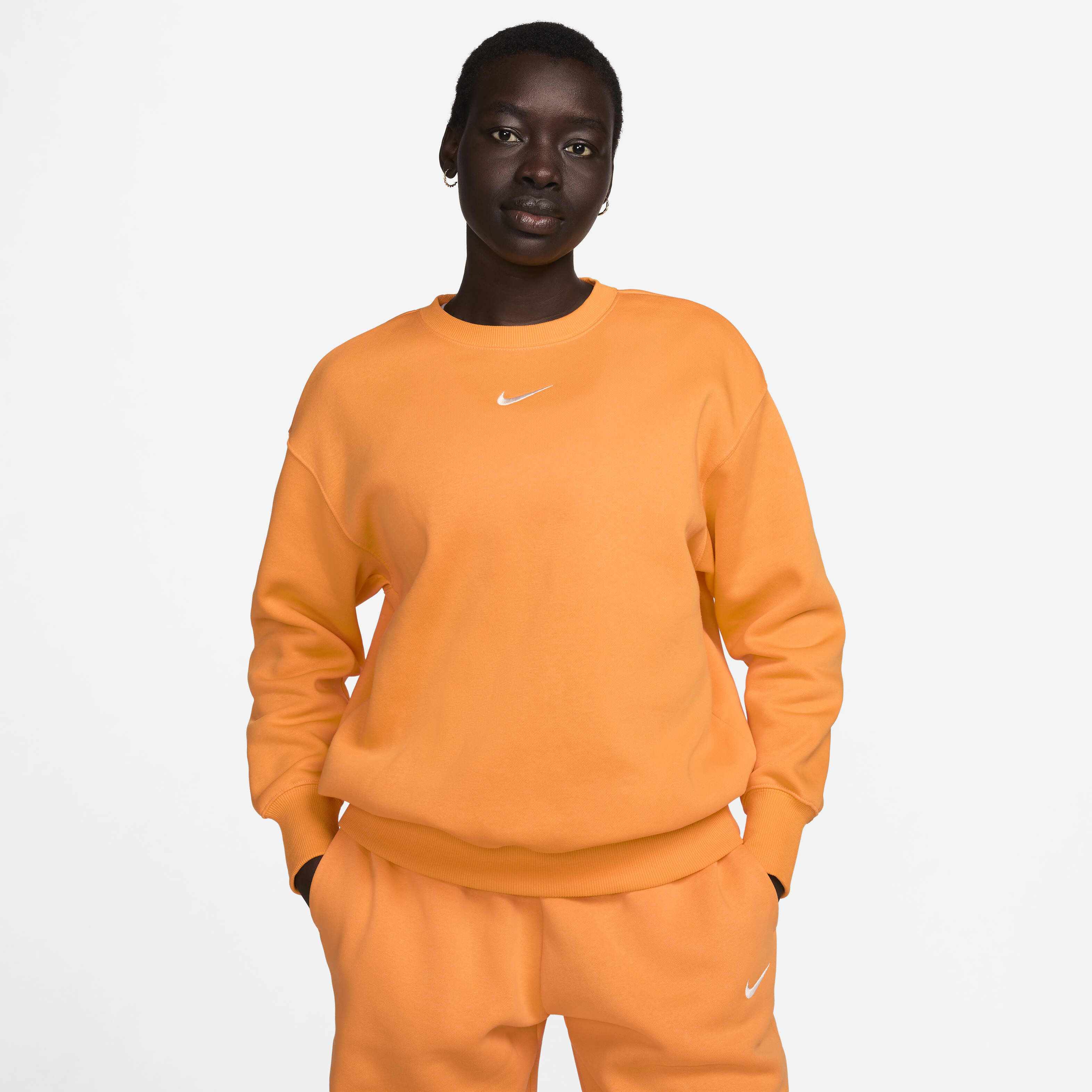 Orange nike sweatshirt shop