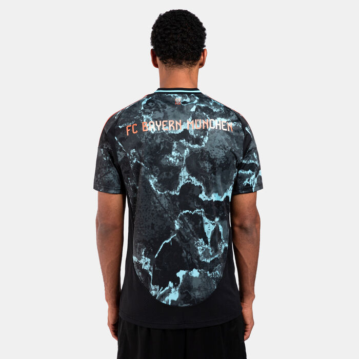 adidas Men's Bayern Munich 24/25 Away Replica Football Jersey Black image number 1