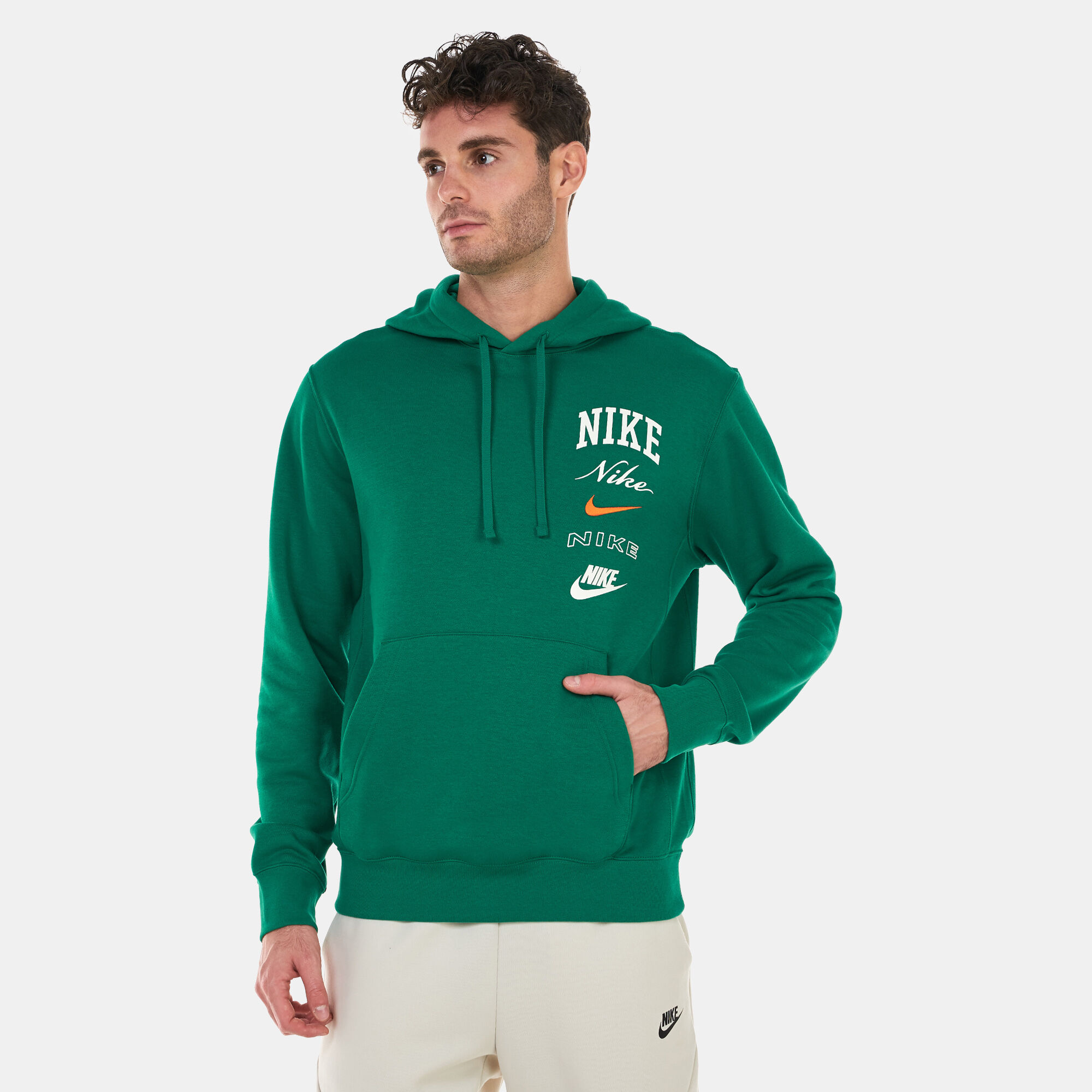 Nike mens club fleece hoodie clearance