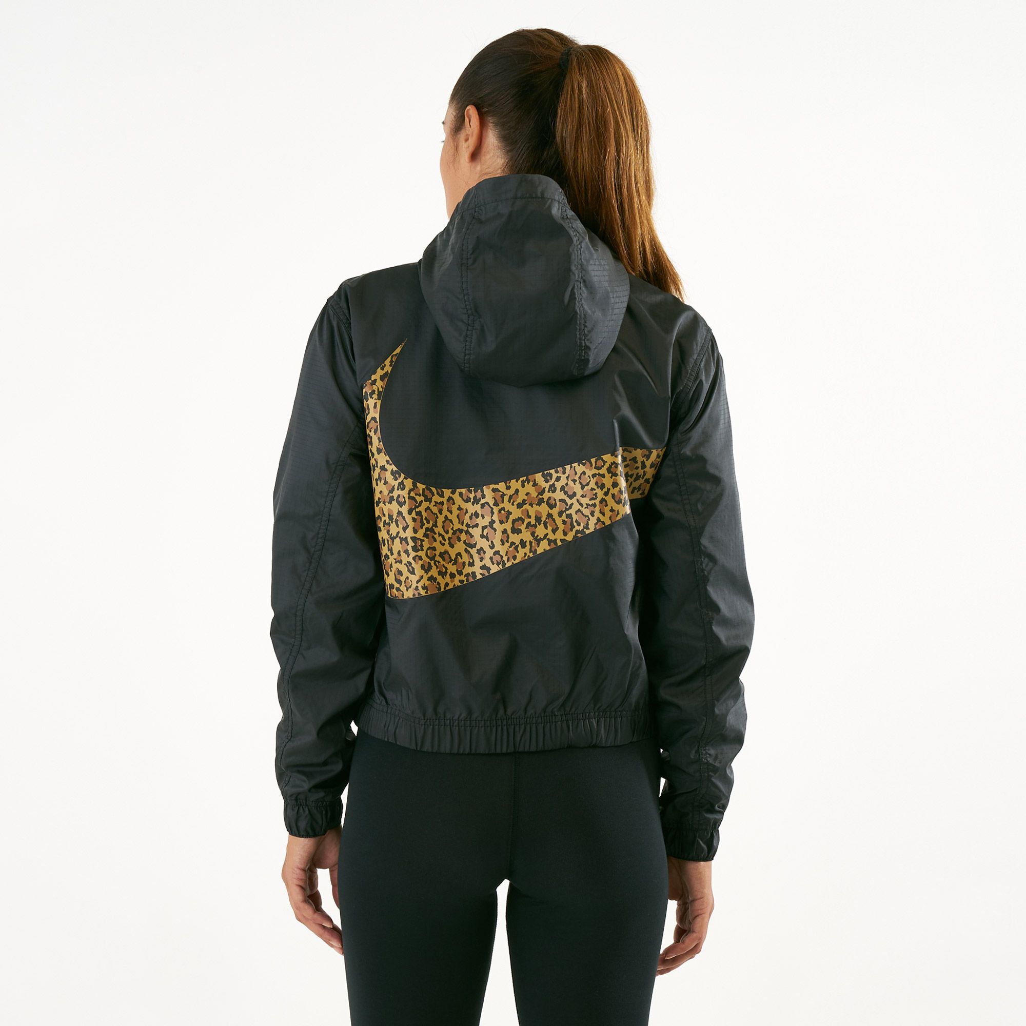 Cheetah print windbreaker hot sale