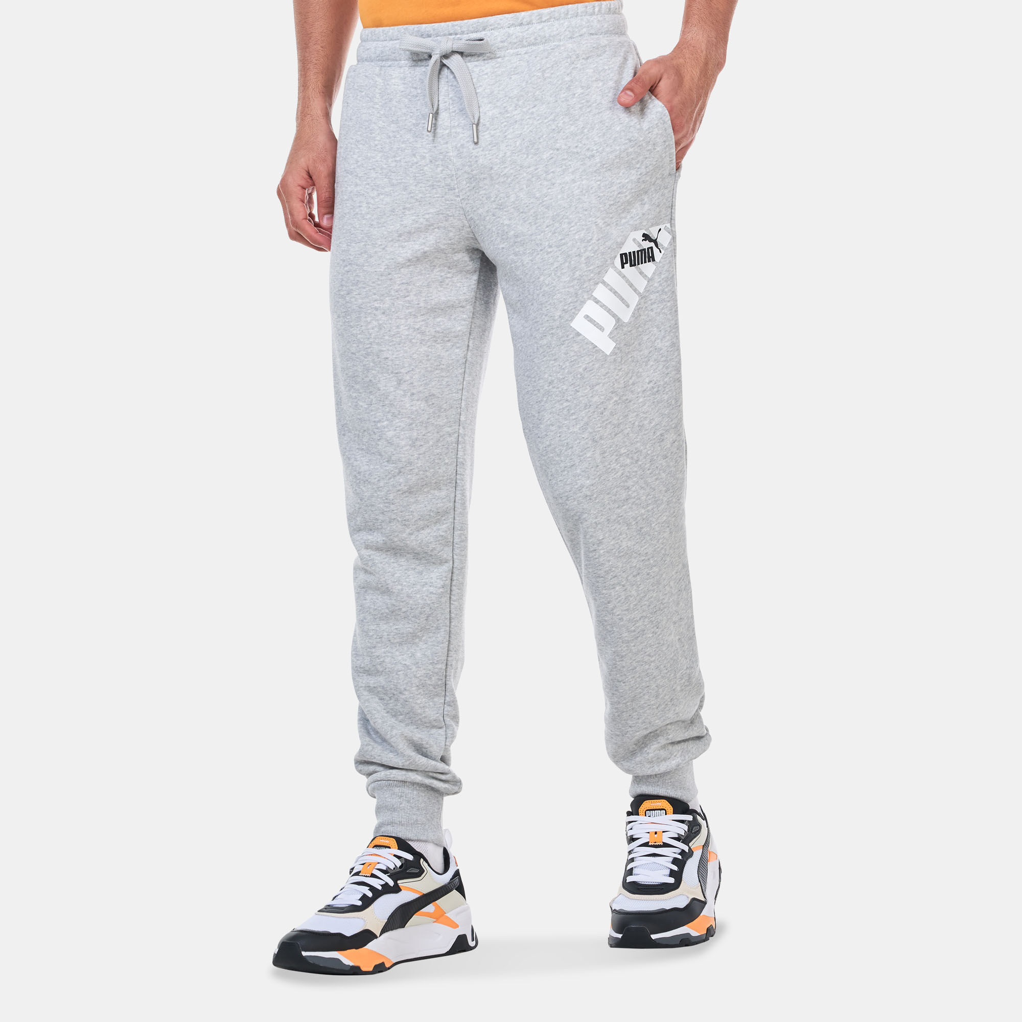 Puma cotton sweatpants new arrivals