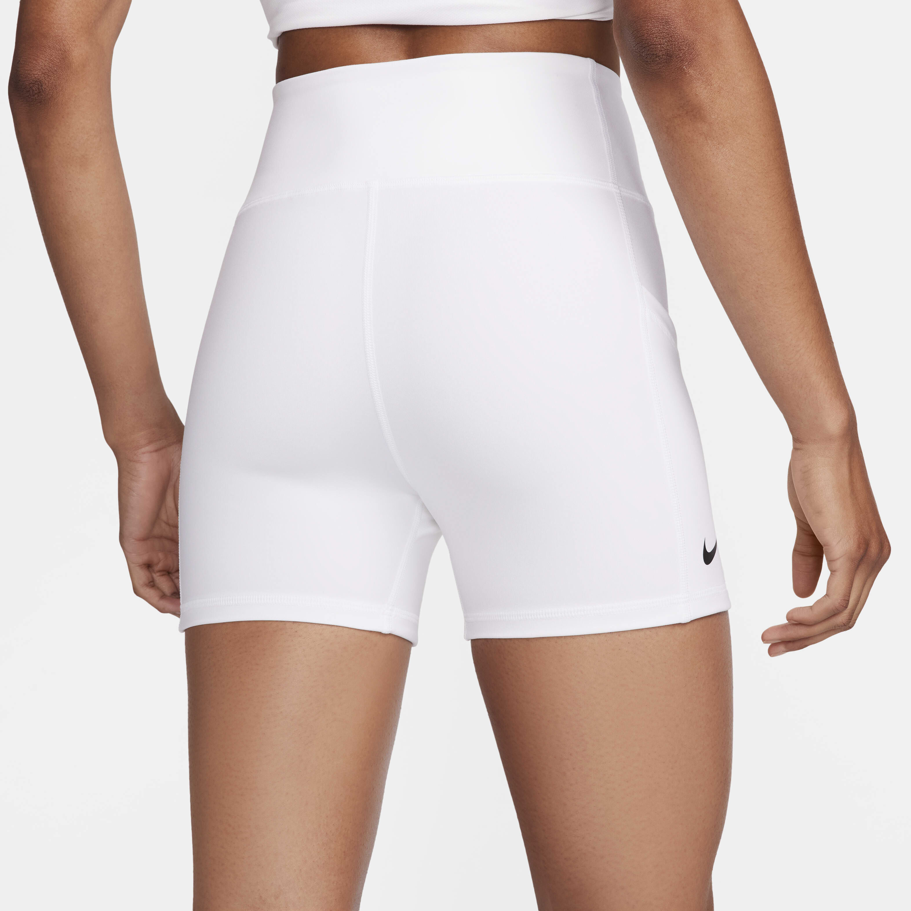 Nike women's white spandex shorts 2025