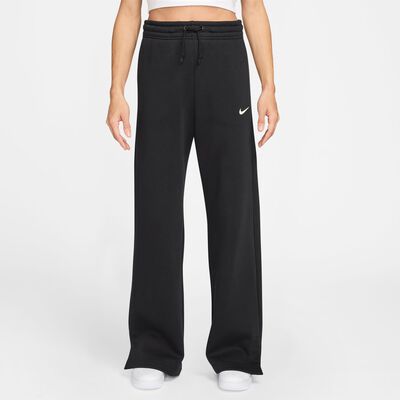 Nike Women's Sportswear Phoenix Fleece Wide-Leg Pants Black