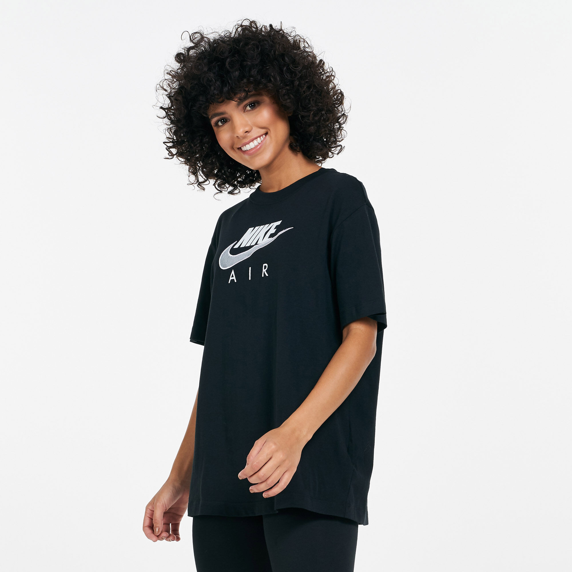 Women s Air Boyfriend T Shirt Black Nike in Kuwait SSS
