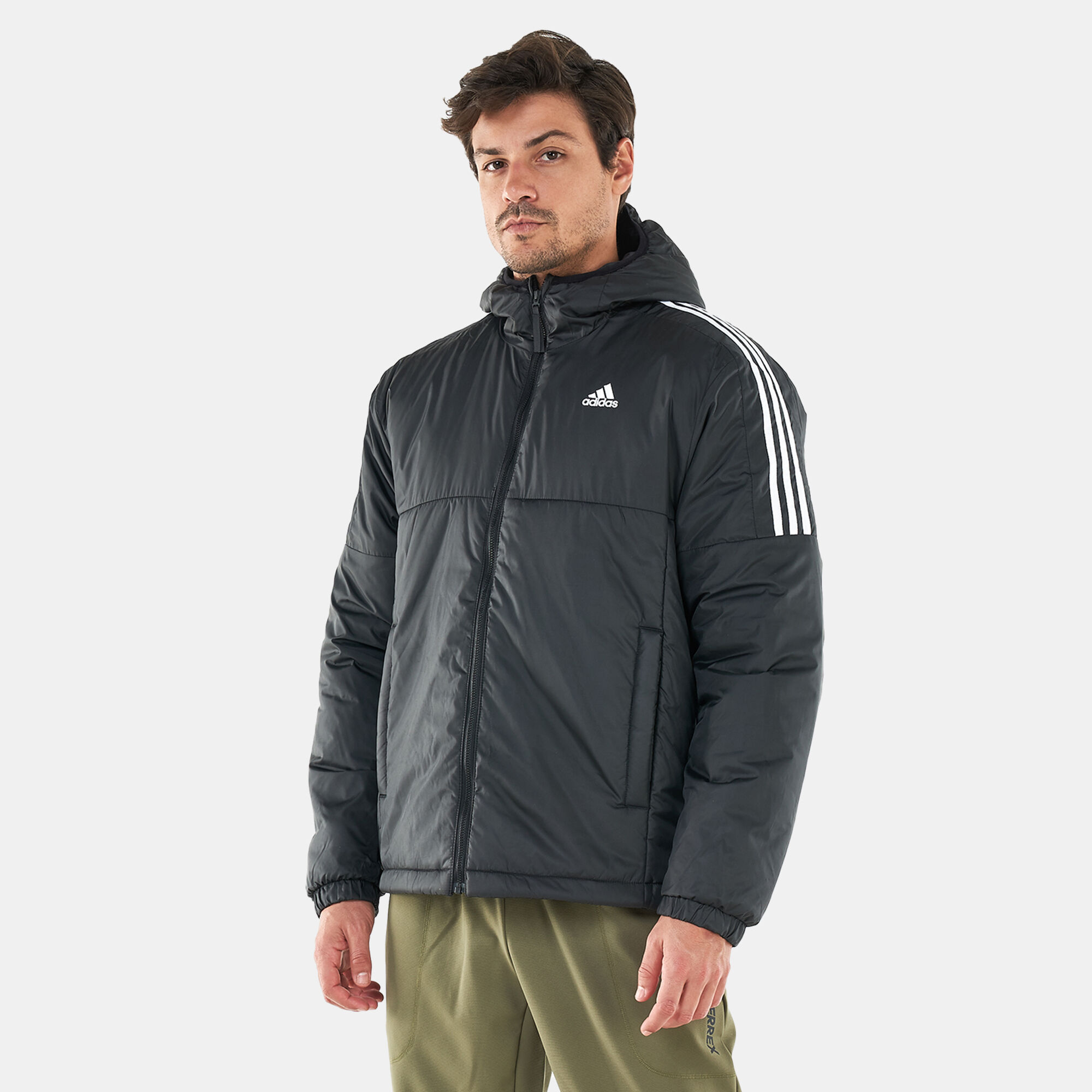 Men s Essentials Insulated Hooded Jacket