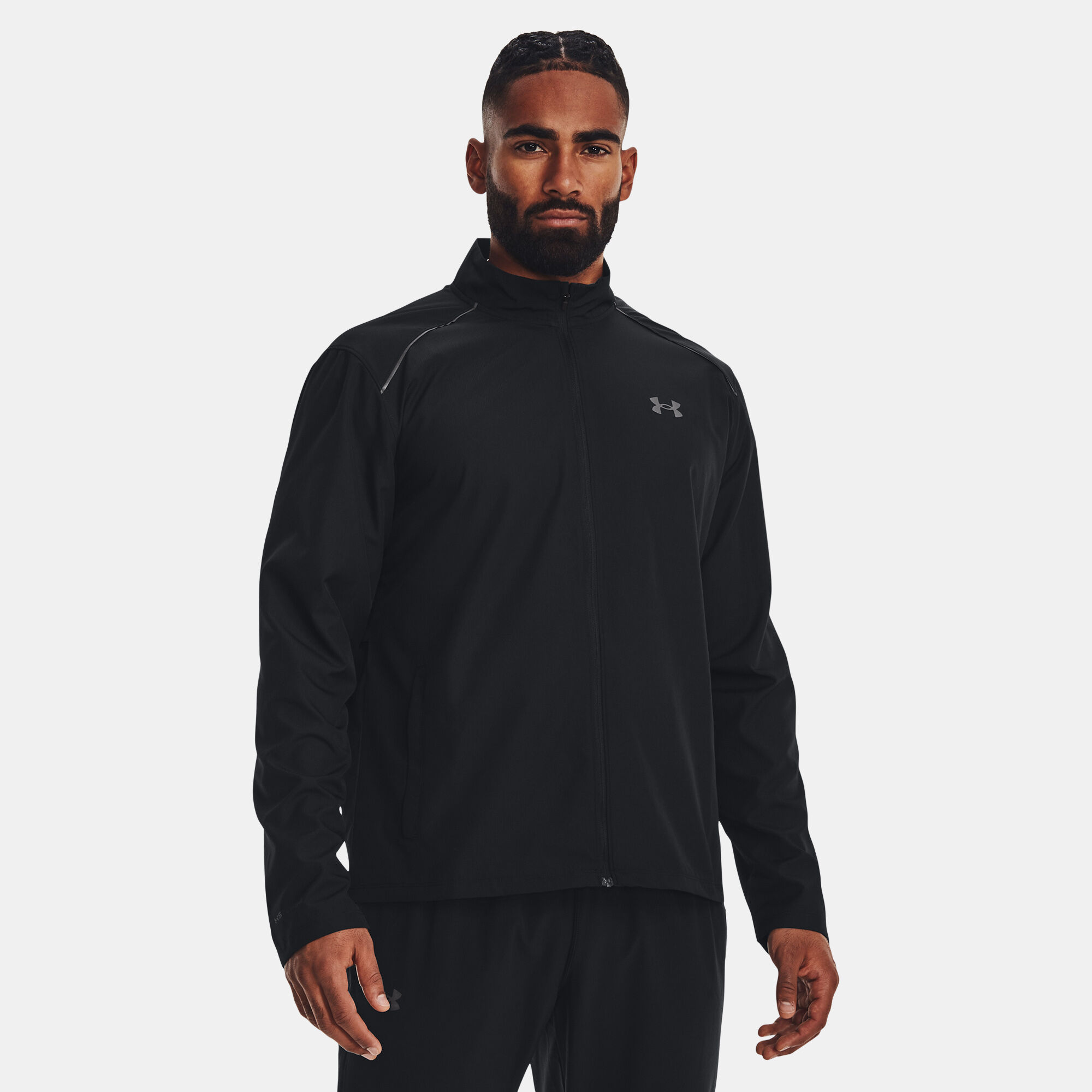 Men s Launch Running Jacket Black Under Armour in Kuwait SSS
