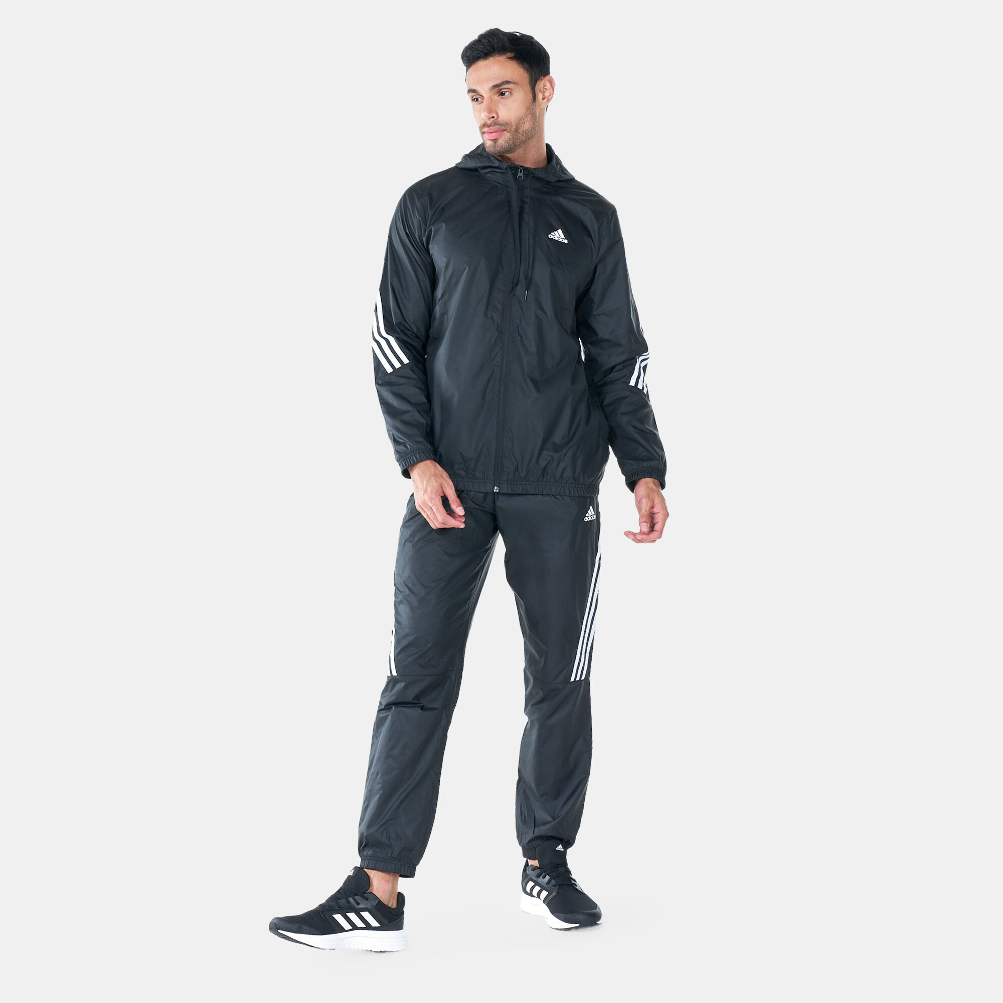 Buy adidas Men s Sportswear Hooded Tracksuit Black in Kuwait SSS