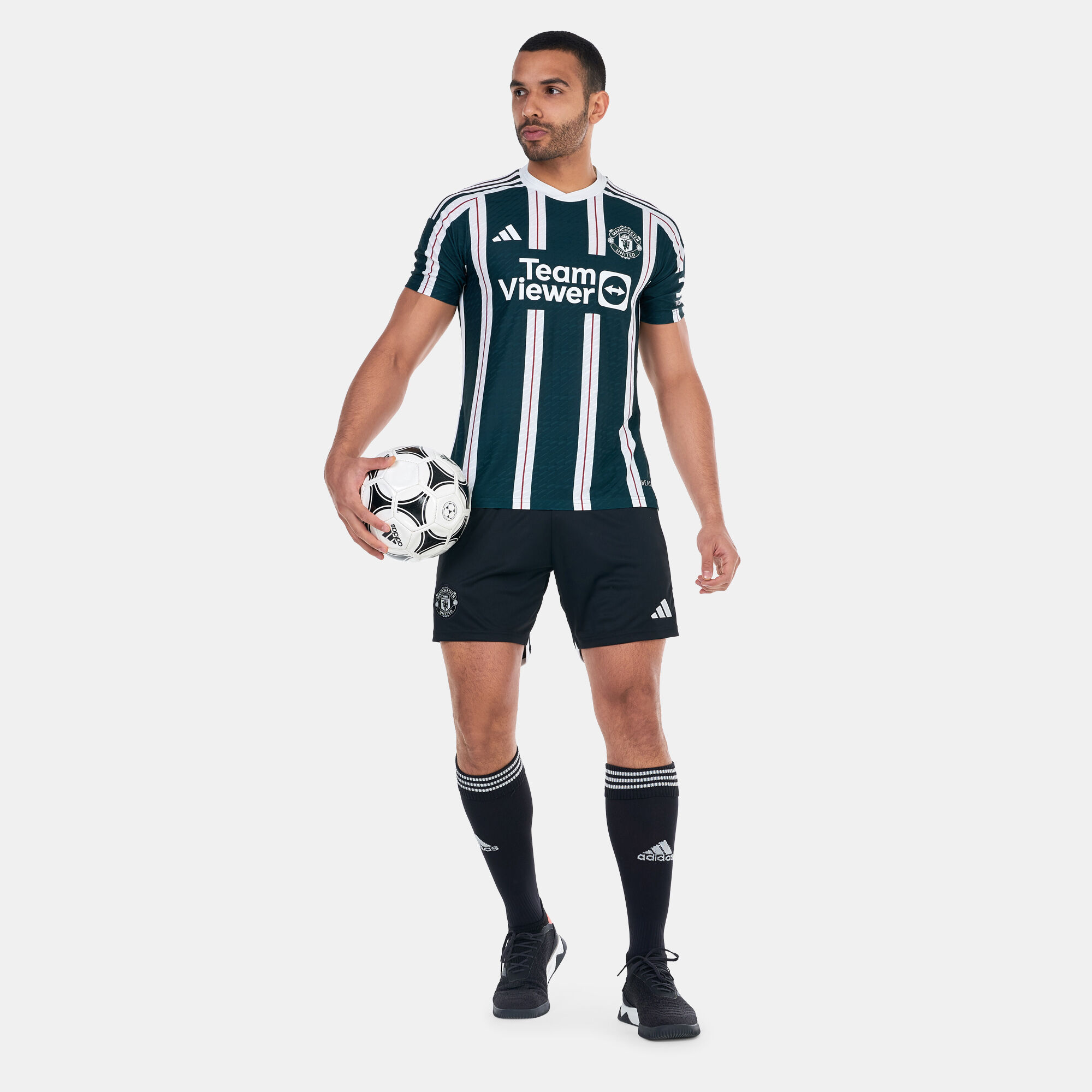 Shop adidas Men's Manchester United Away Shorts - 2023/24 Black