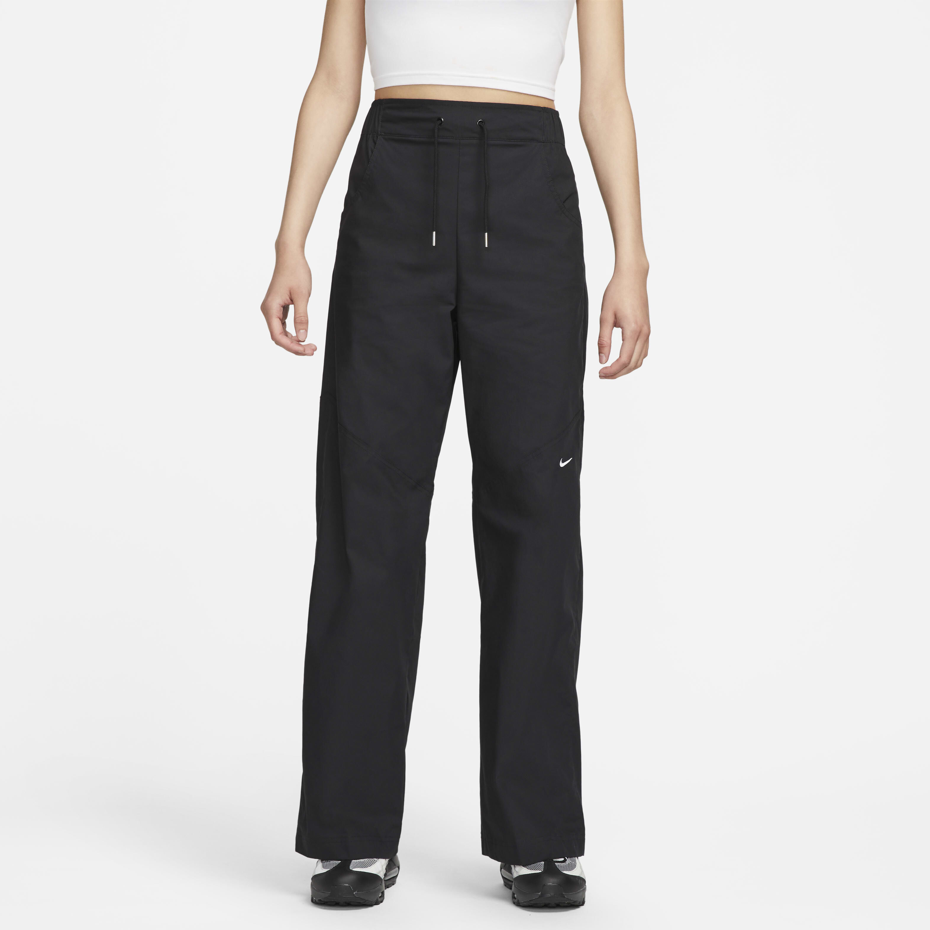 Women s Sportswear Essentials High Rise Trousers Black Nike in Kuwait SSS