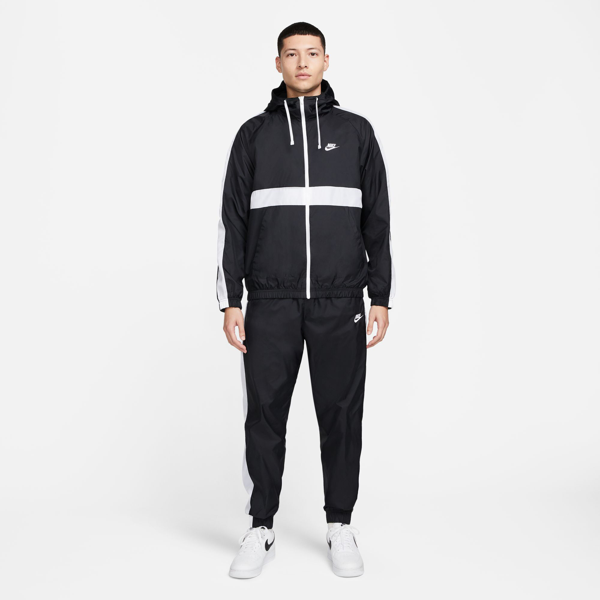 Nike hooded tracksuit mens top