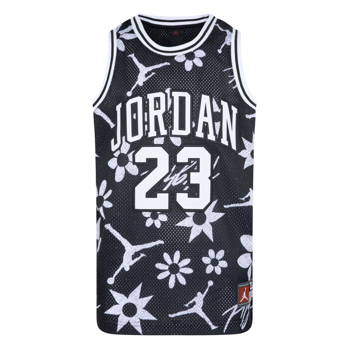 Jordan Kids' 23 Striped Jersey Top Black image number 0