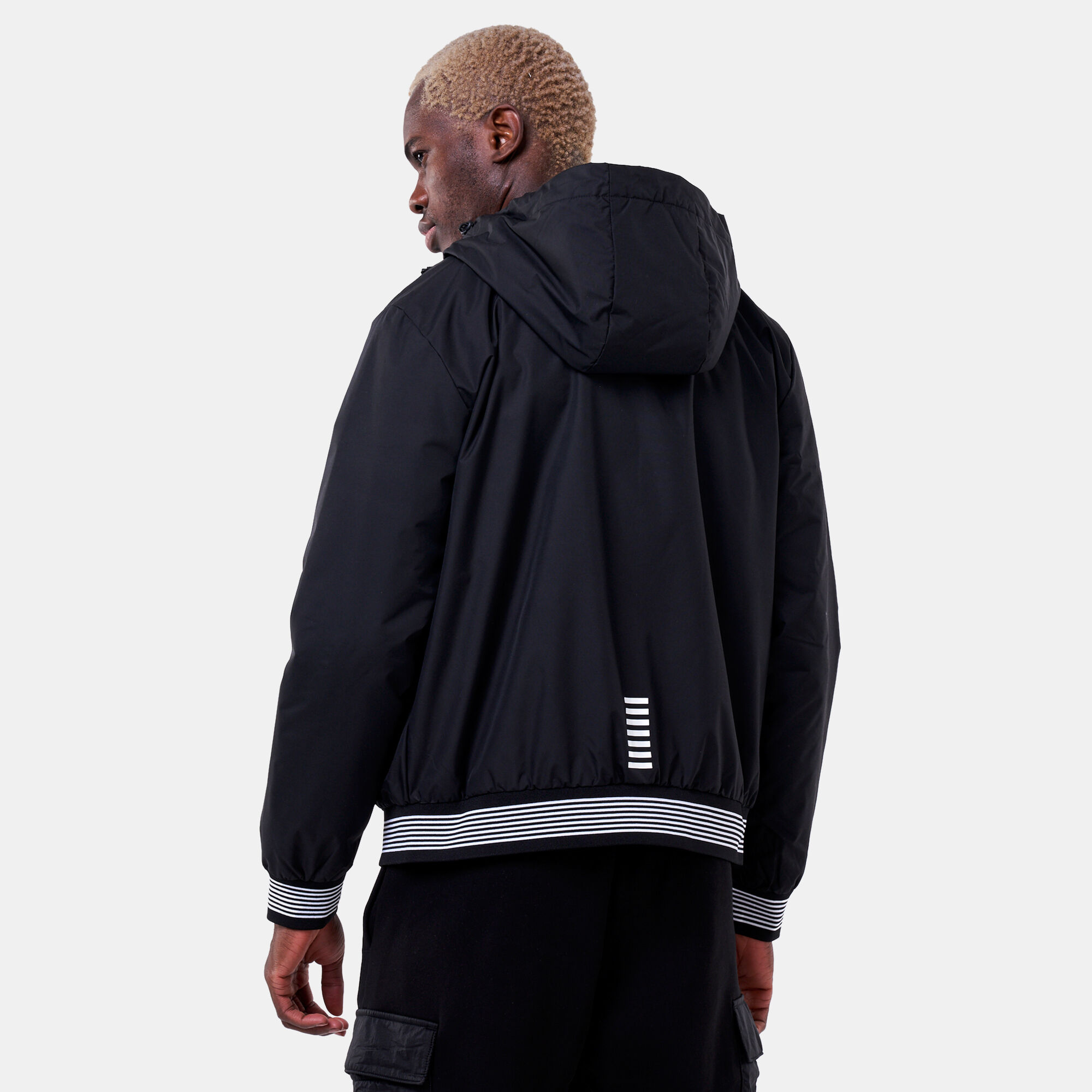 Ea7 hooded jacket new arrivals