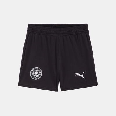 PUMA Kids' Manchester City 25/26 Home Replica Football Shorts Black