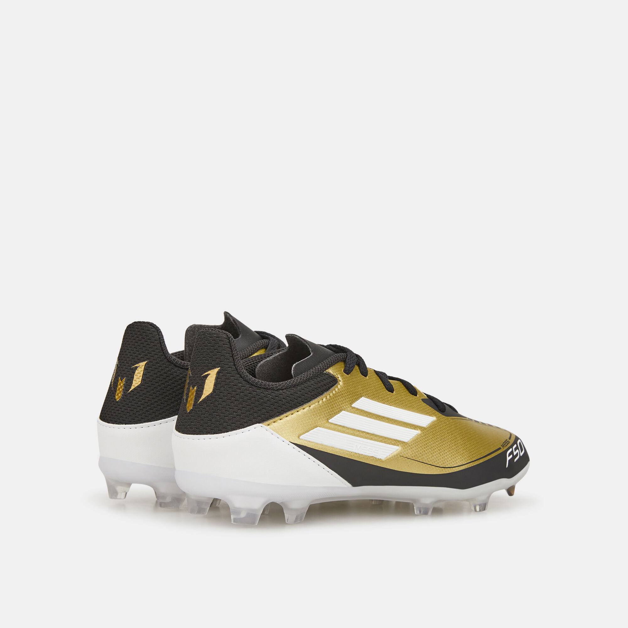 Kids F50 League Messi Multi Ground Football Shoes White adidas in Kuwait SSS
