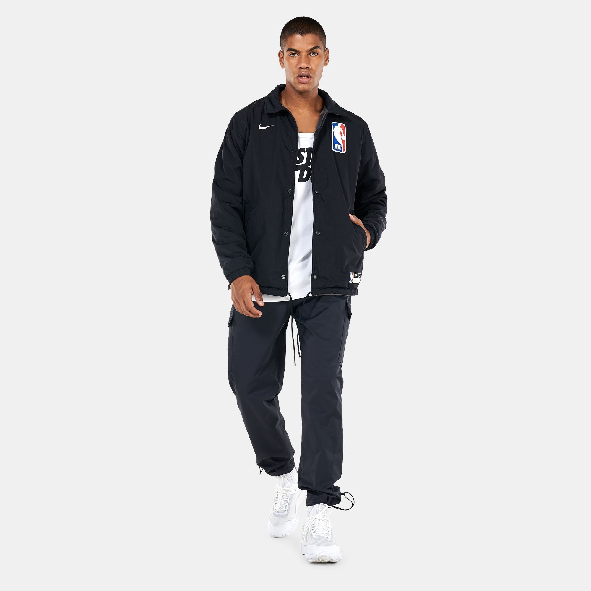 Buy Nike Men s Team 31 Courtside NBA Reversible Jacket Black in