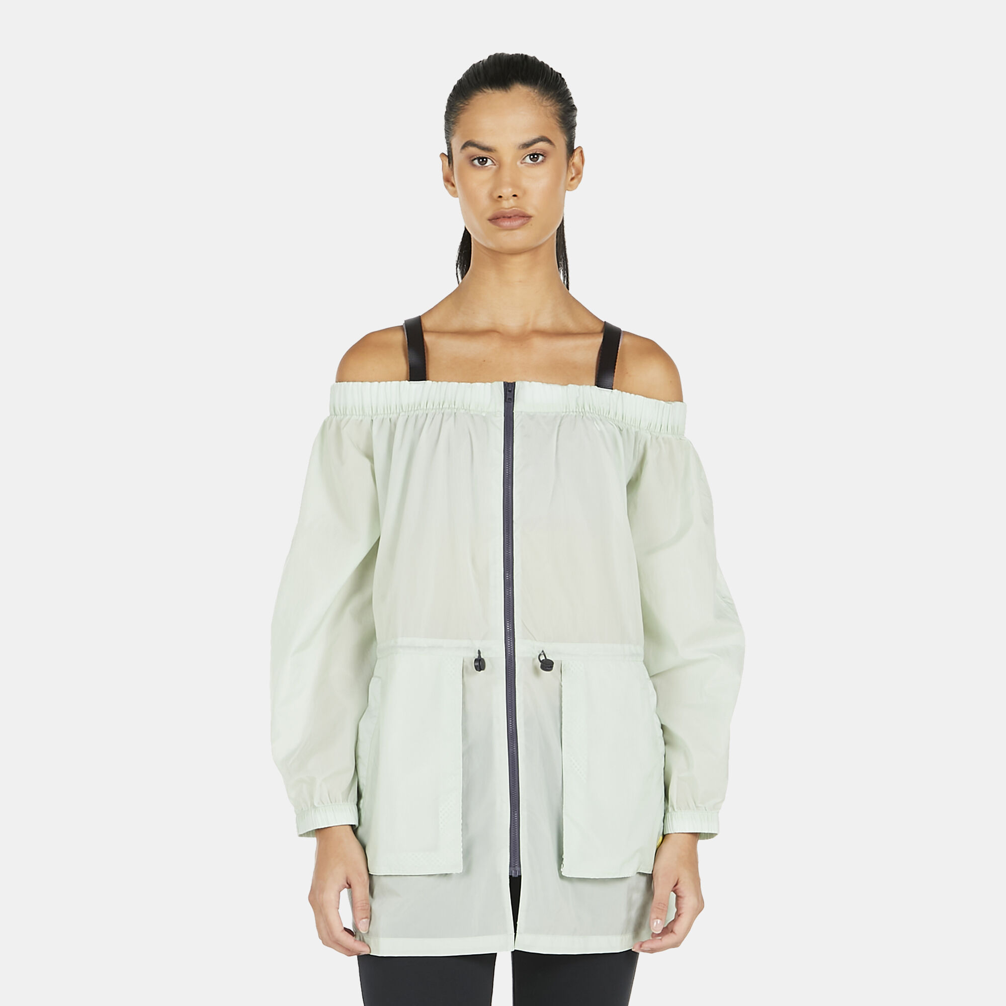 Nike off hotsell the shoulder top