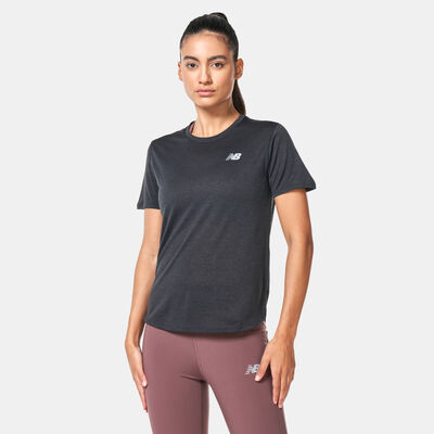 New Balance Women's Athletics Running T-Shirt Black