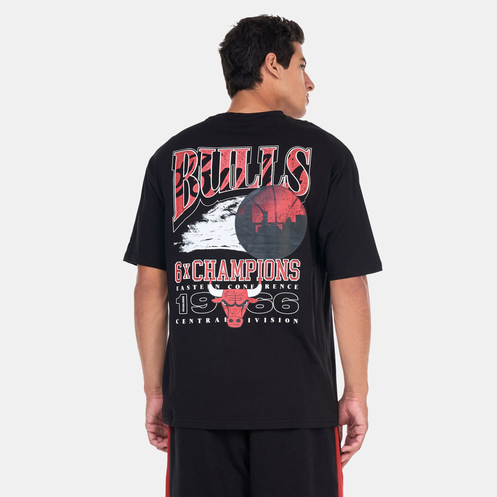 Men s NBA Chicago Bulls Championship T Shirt Black New Era in Kuwait SSS