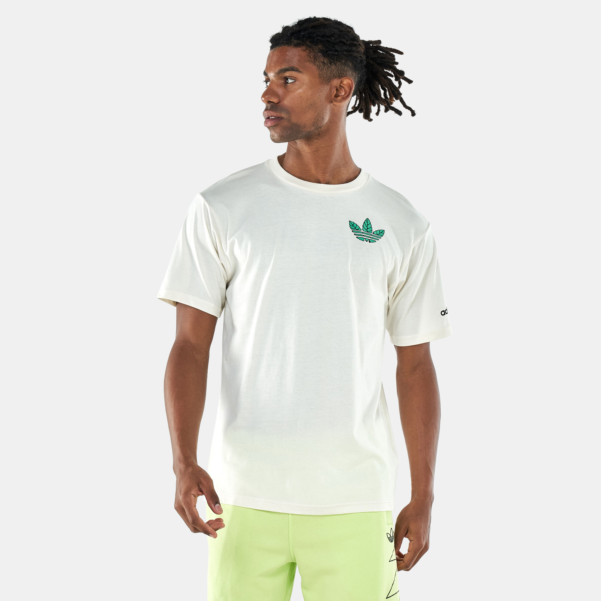 Adidas leaf t shirt best sale