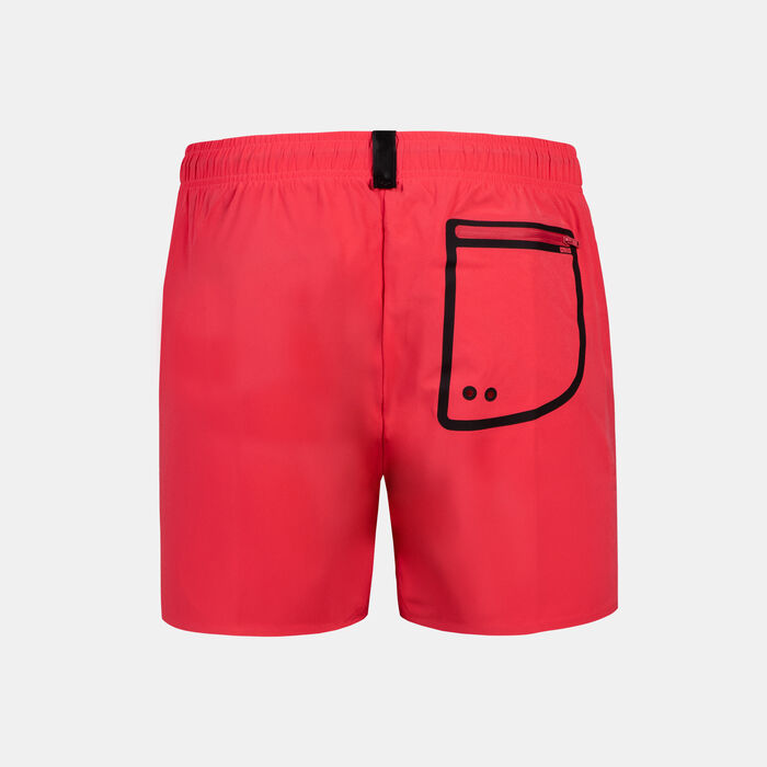 Arena Men's Welded Pocket Beach Shorts Red image number 1