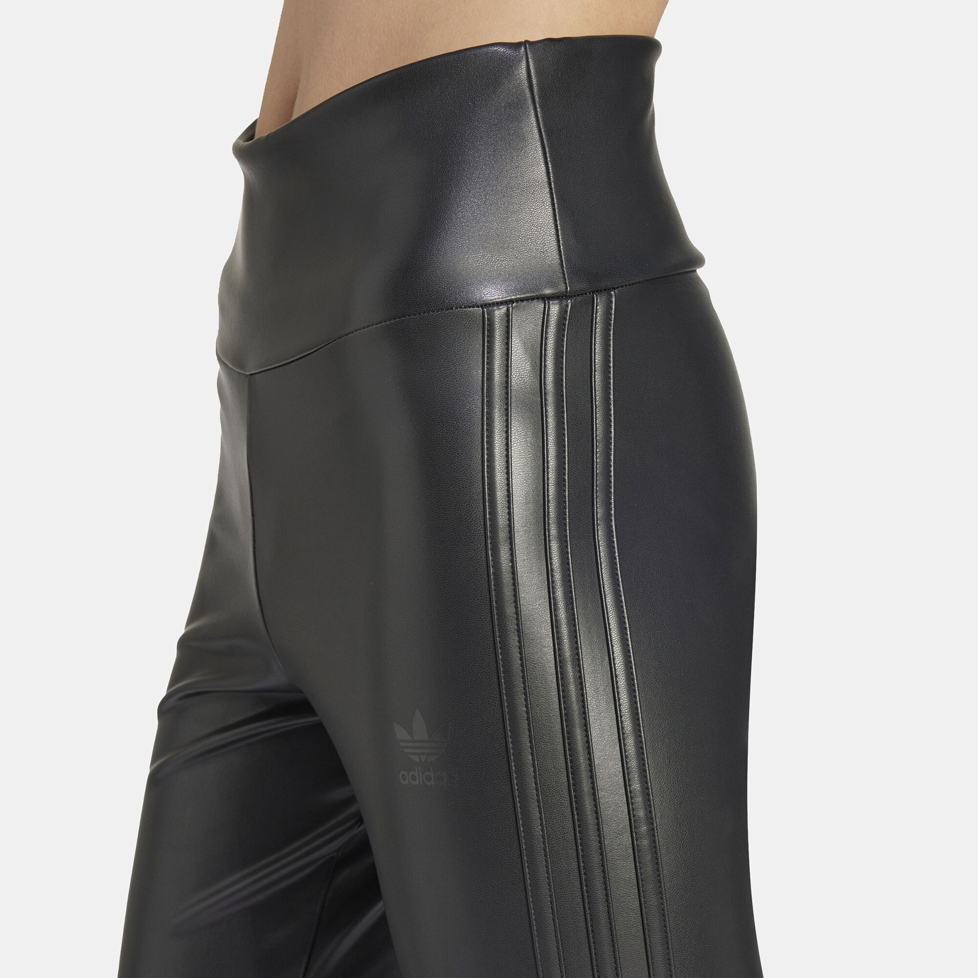 Womens black leather adidas new arrivals