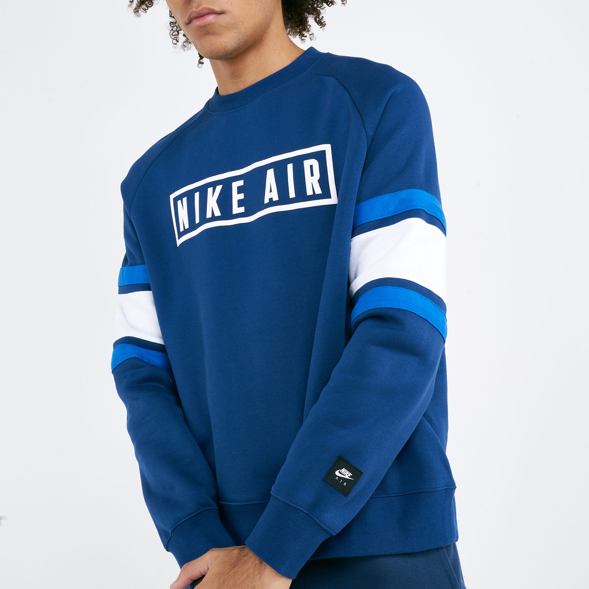 Nike air online sweatshirt blue