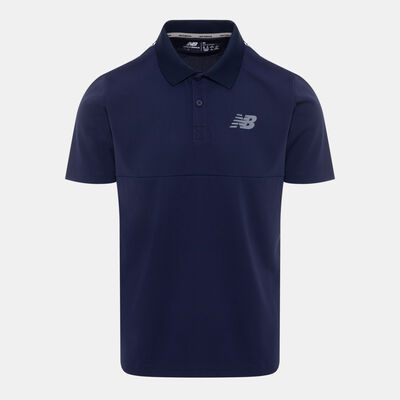 New Balance Men's RC Polo Shirt Blue