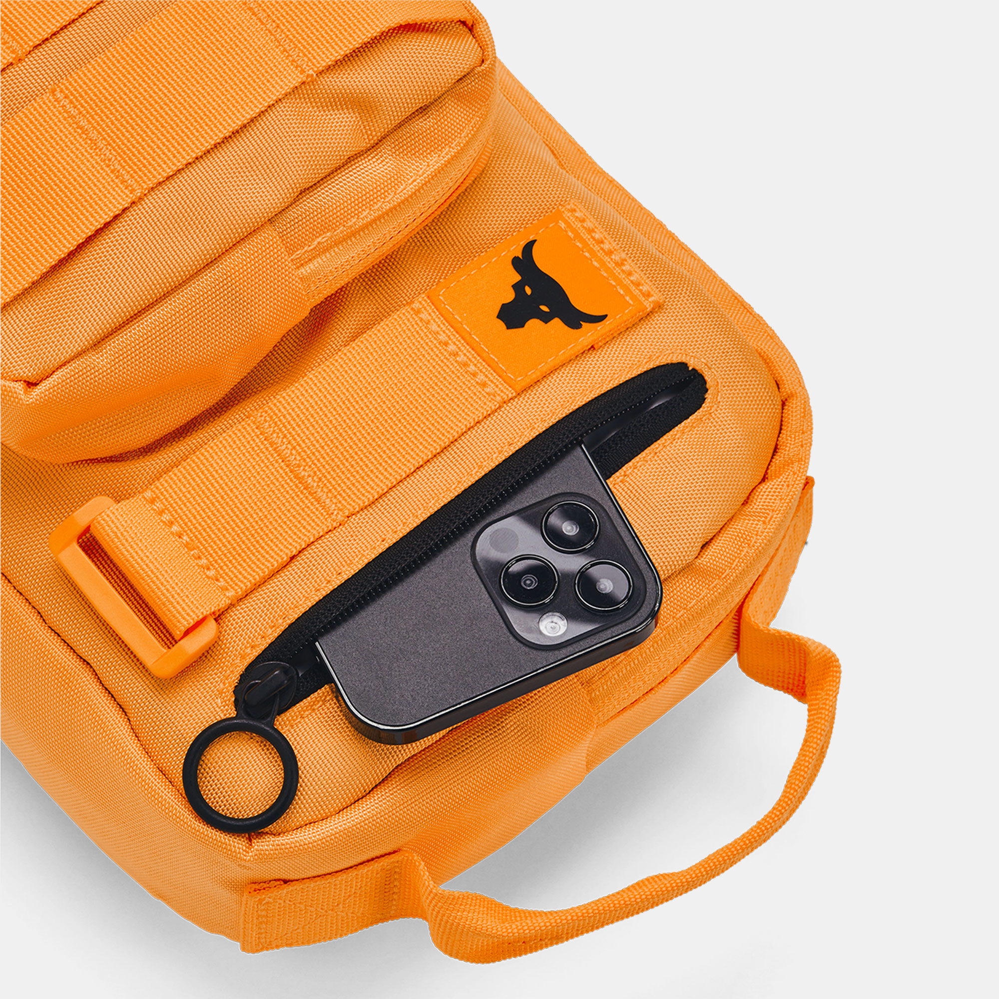 Shop Under Armour Men's Project Rock Waist Bag Orange Online in Kuwait -SSS