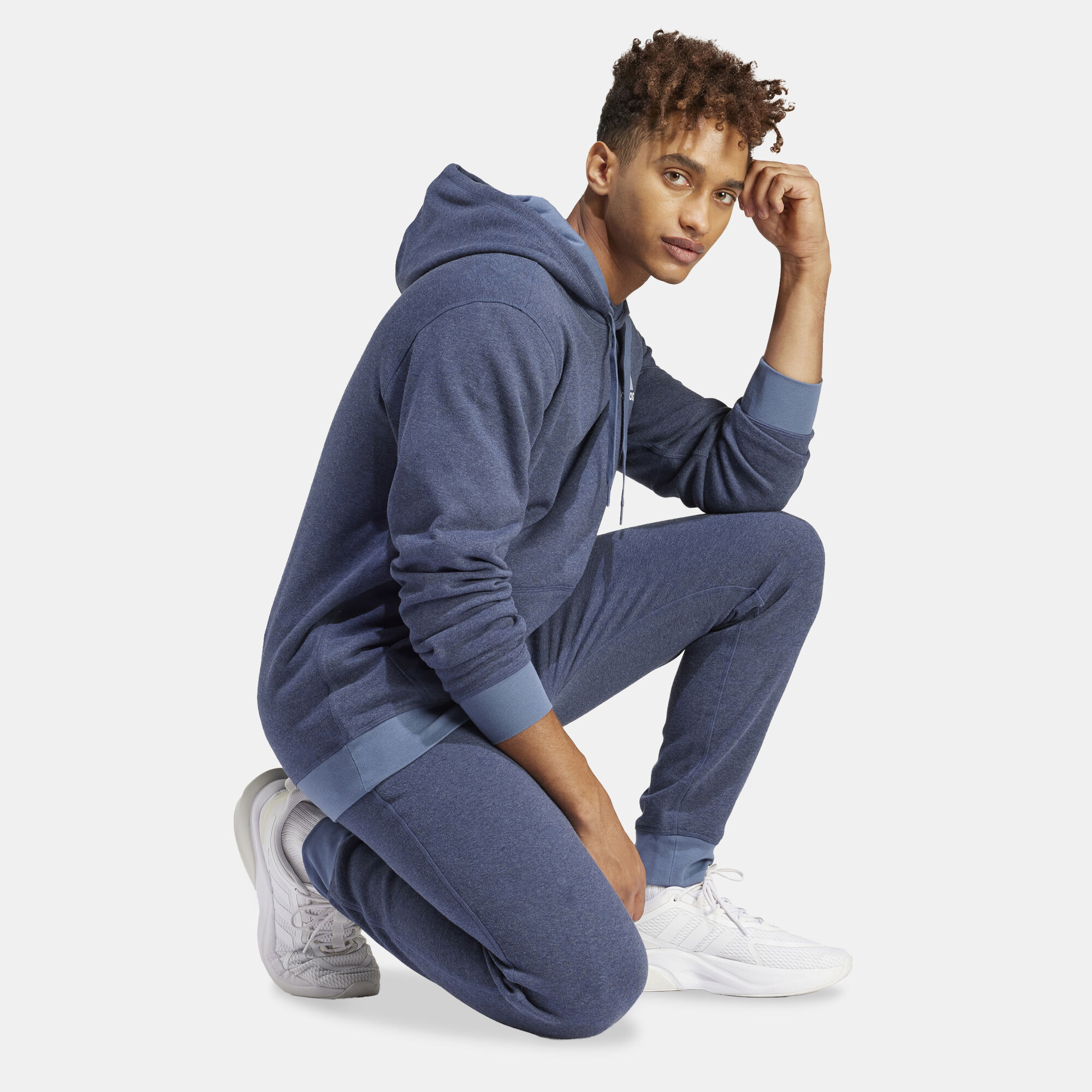 Men s Seasonal Essentials Melange Sweatpants Grey adidas in Kuwait SSS