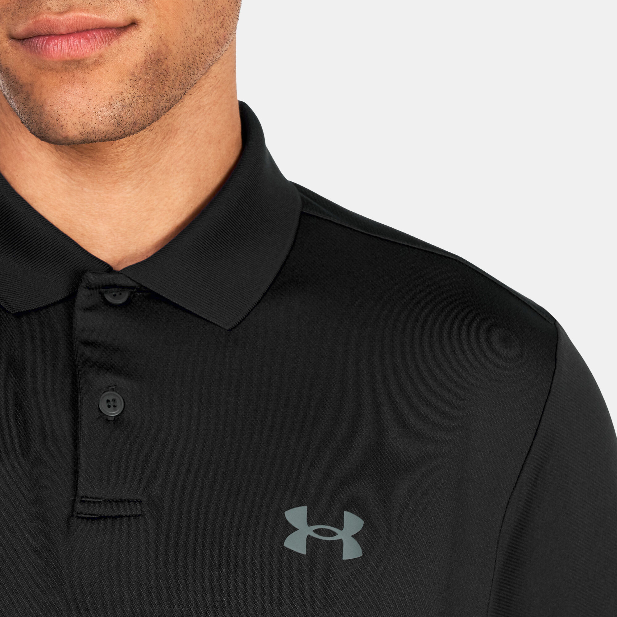 Men s UA Performance 3.0 Polo Shirt Black Under Armour in Kuwait SSS