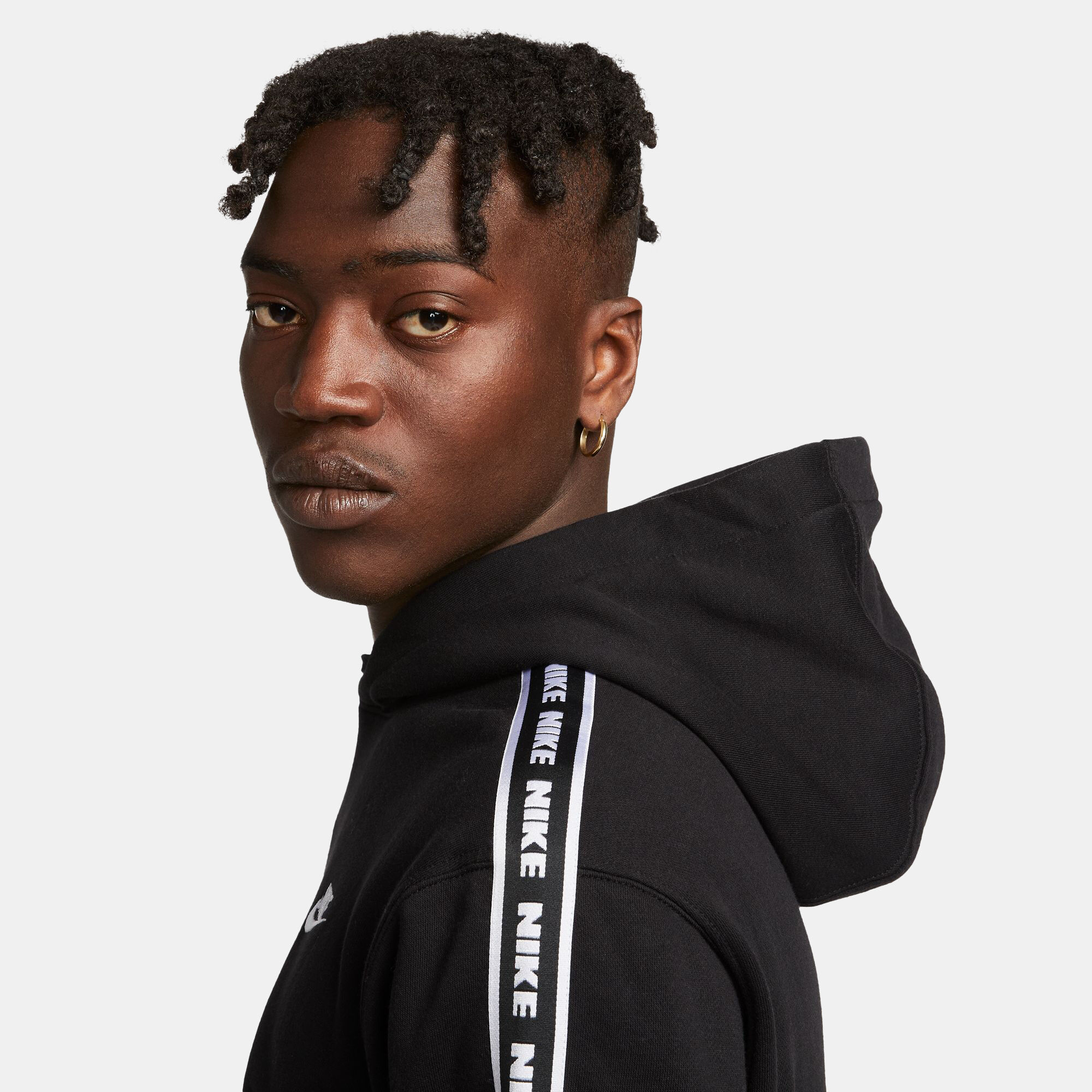 Nike graphic tracksuit black best sale