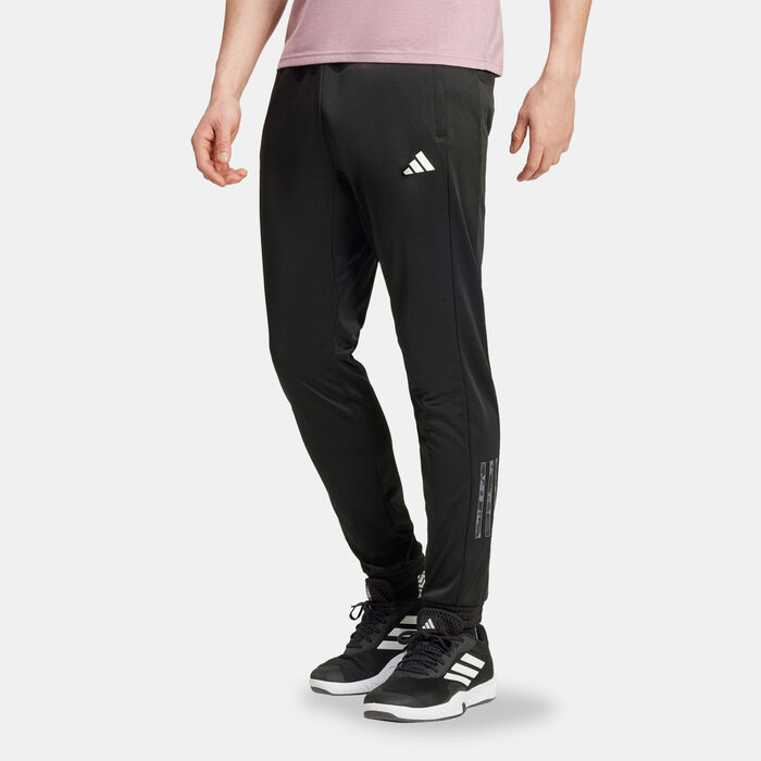 adidas Men's Train Essentials Camo Training Joggers Black image number 0