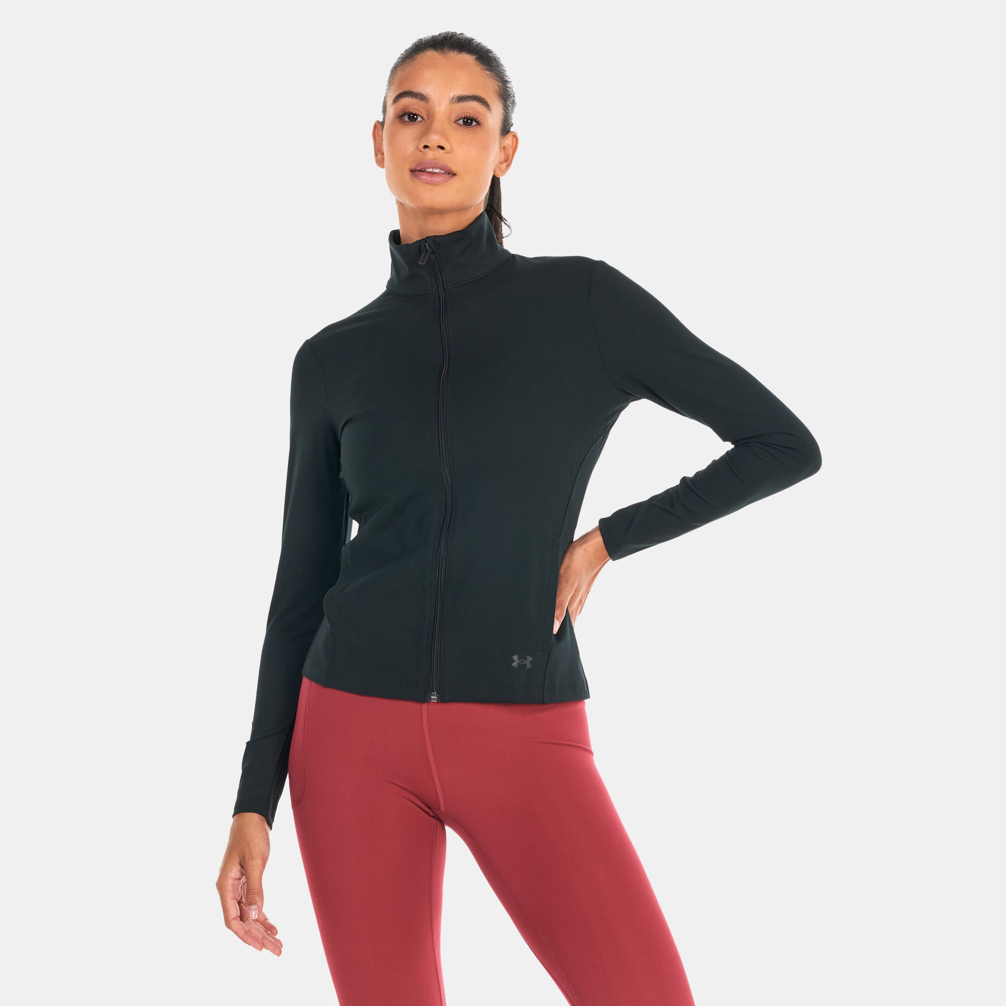 Under armour jacket with thumb deals holes