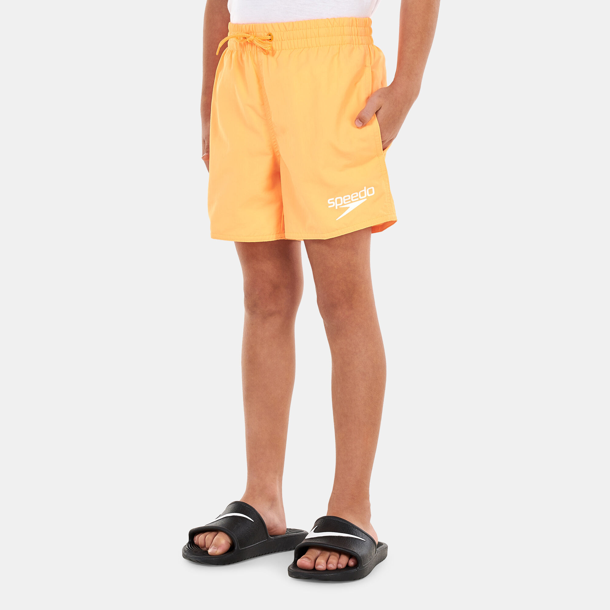 Kids Essential 13 Inch Swimming Shorts Orange Speedo in Kuwait SSS