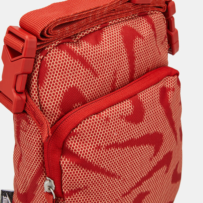 Nike Advance Logo Taping Crossbody Bag In Red for Men