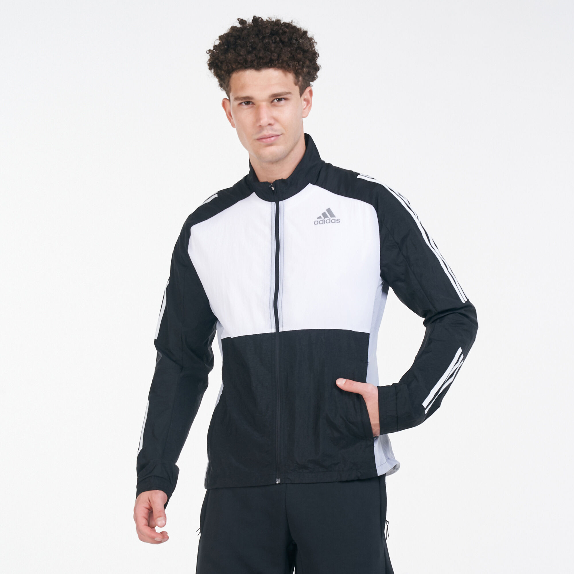 Adidas turtleneck deals jacket