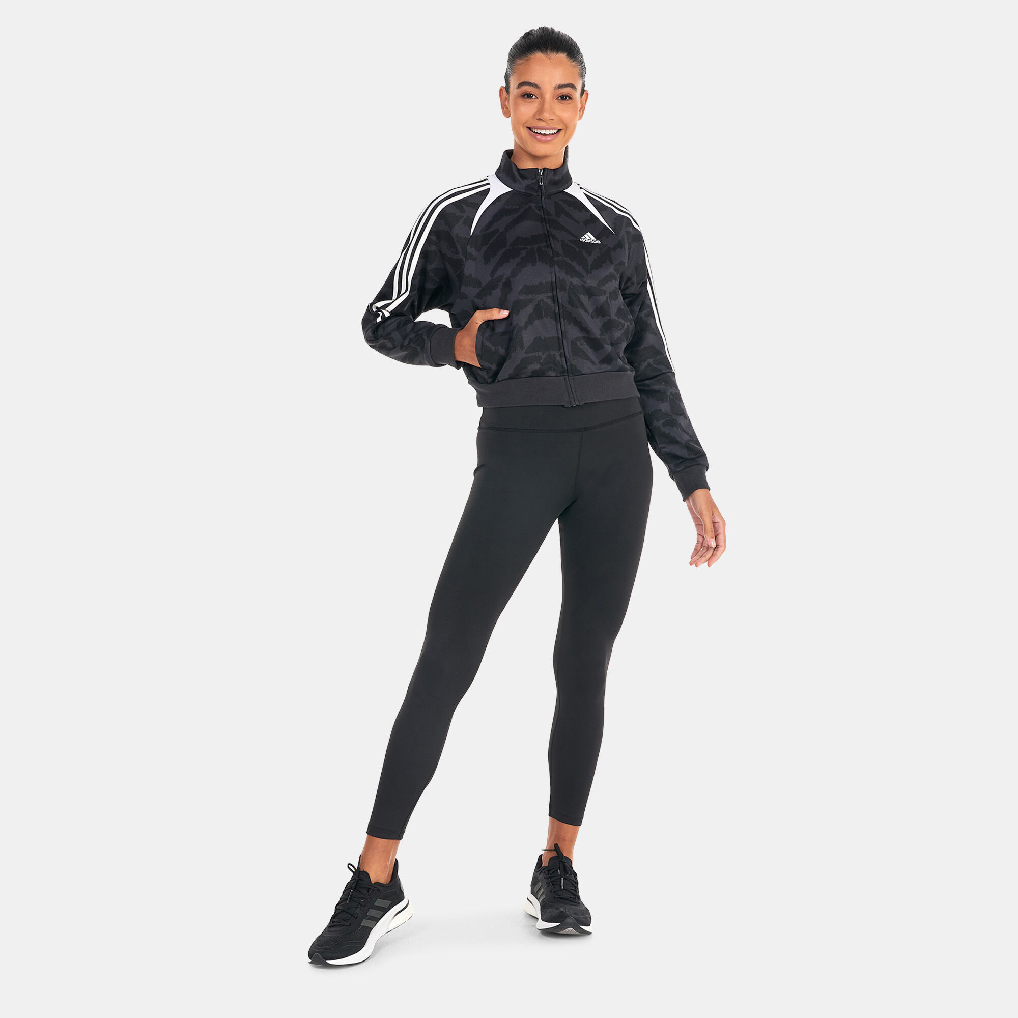 Adidas women's jacket and pants sales